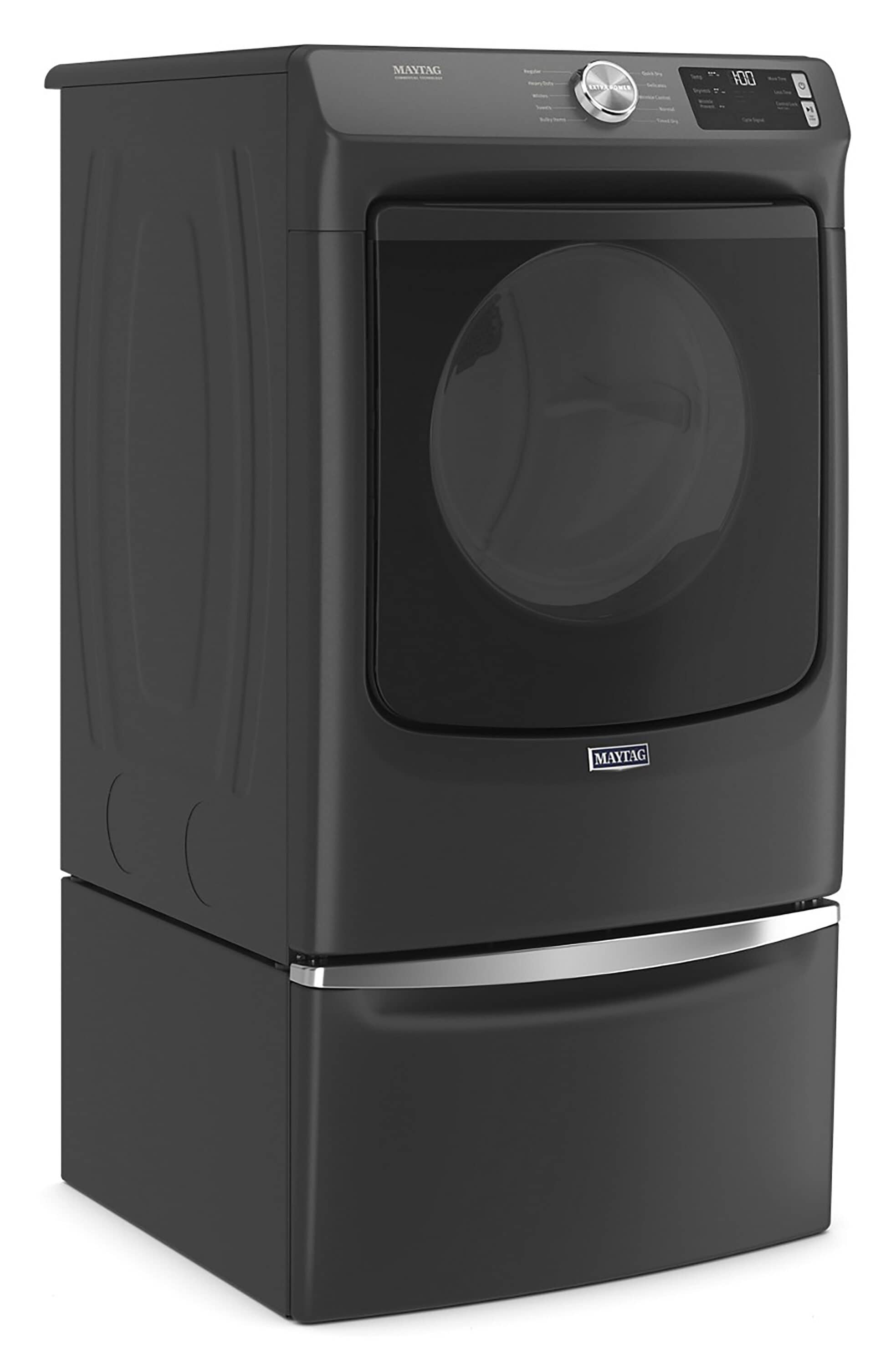 Secadora de gas apilable con ventilación de 7.3 pies cúbicos (Negro Volcán) certificada por Energy Star MGD5630MBK