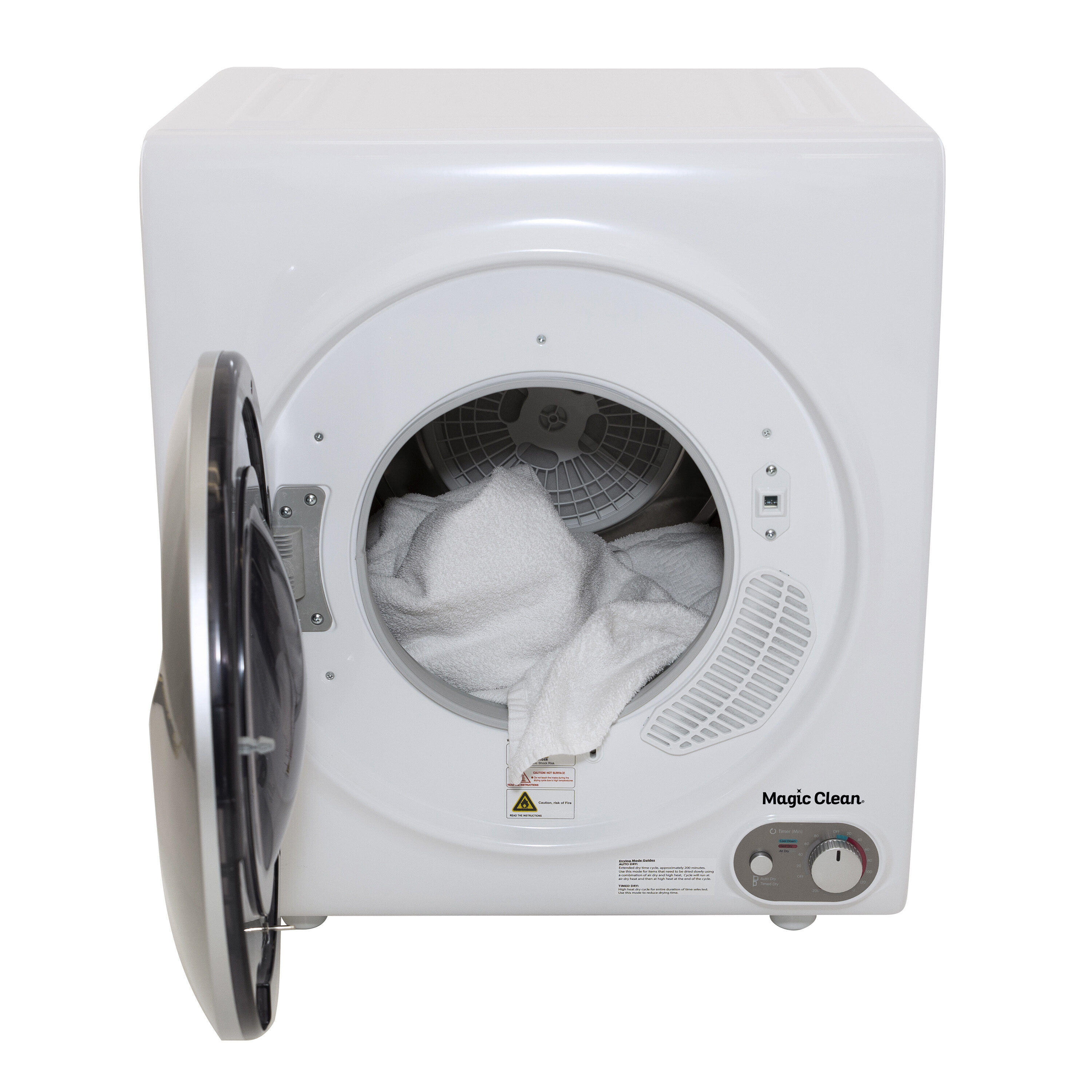 Secadora eléctrica portátil Avanti Magic Clean 2.6 pies cúbicos (Blanca)