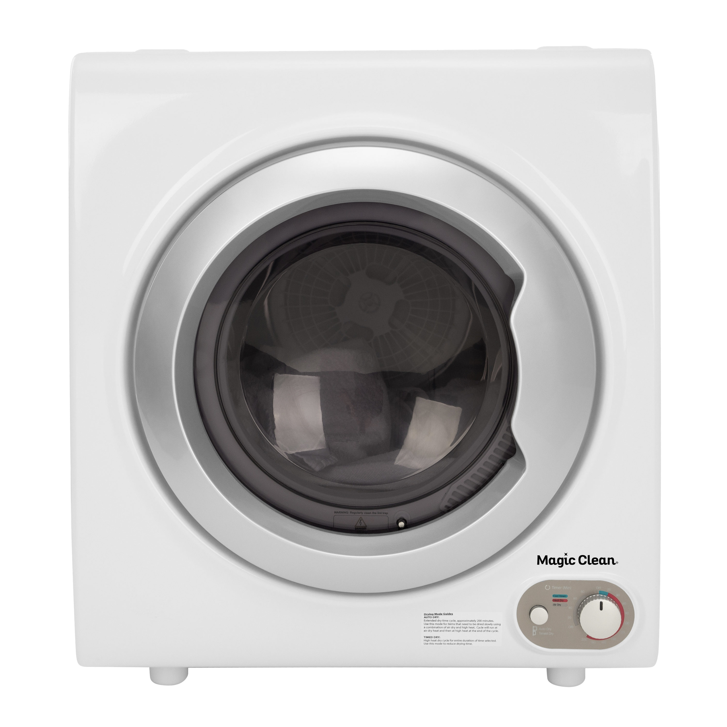 Secadora eléctrica portátil Avanti Magic Clean 2.6 pies cúbicos (Blanca)