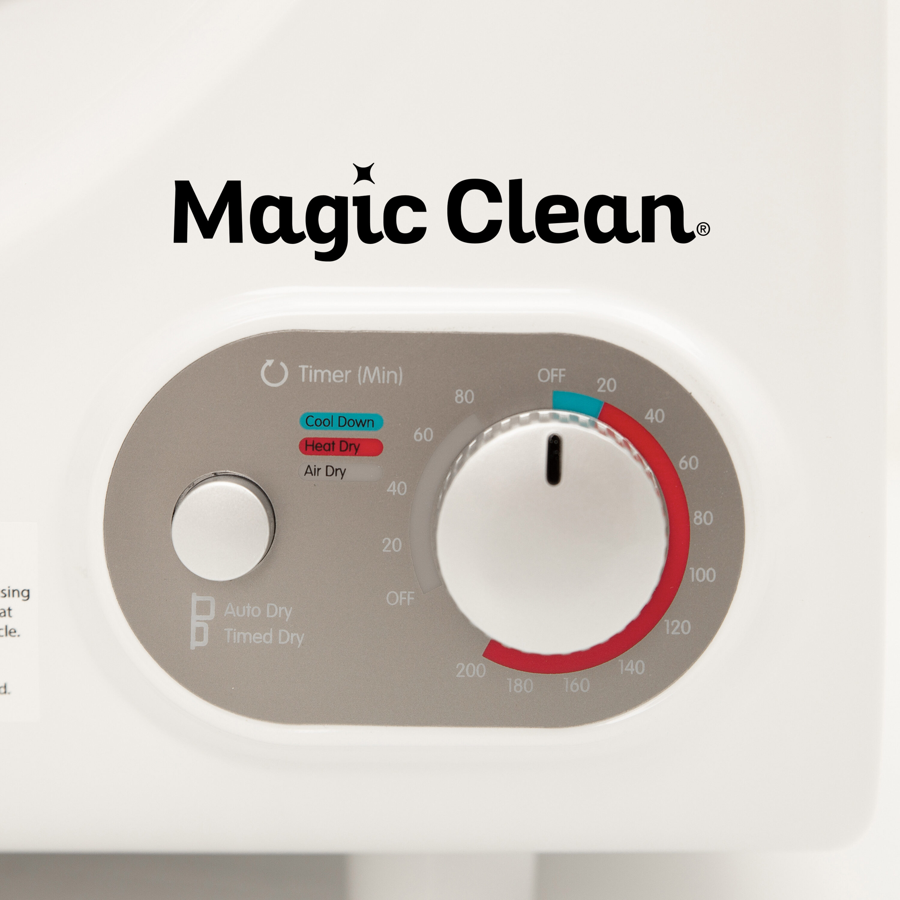 Secadora eléctrica portátil Avanti Magic Clean 2.6 pies cúbicos (Blanca)