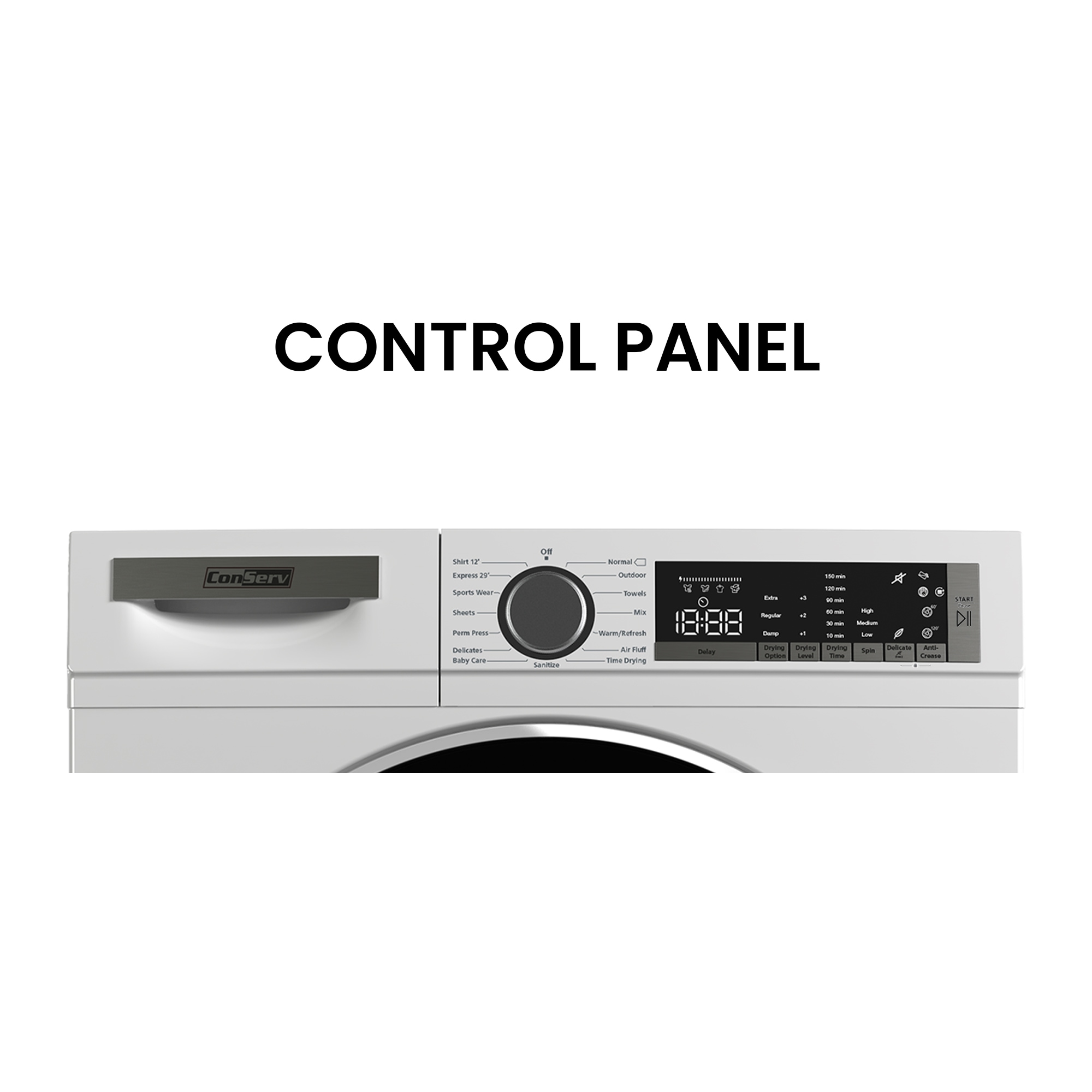 Secadora eléctrica sin ventilación apilable de 4 pies cúbicos (Blanca) Certificada Energy Star CD 4040 BLANCA
