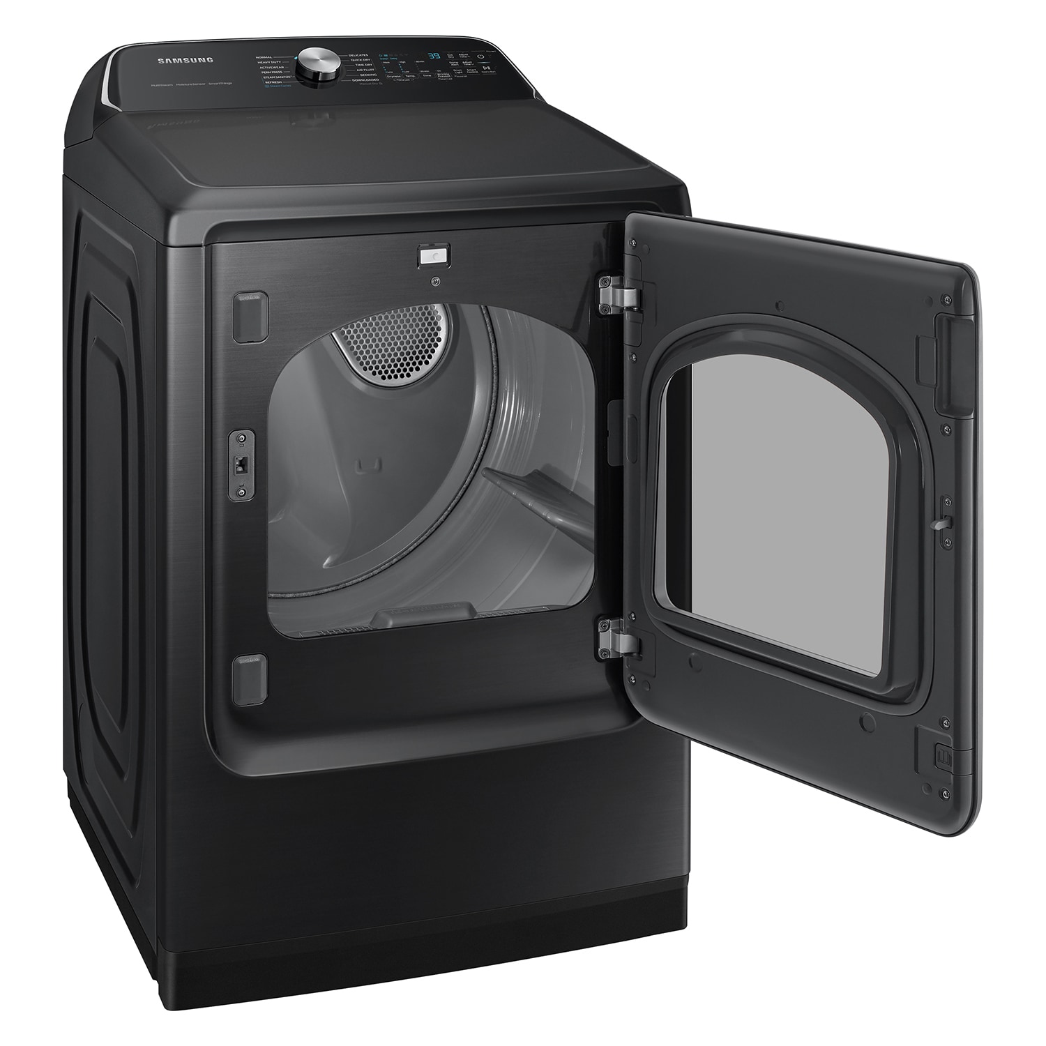 Secadora a Gas Samsung de 7.4 pies cúbicos con Ciclo de Vapor y Compatibilidad Inteligente (Negro Mate) DVG55CG7100V