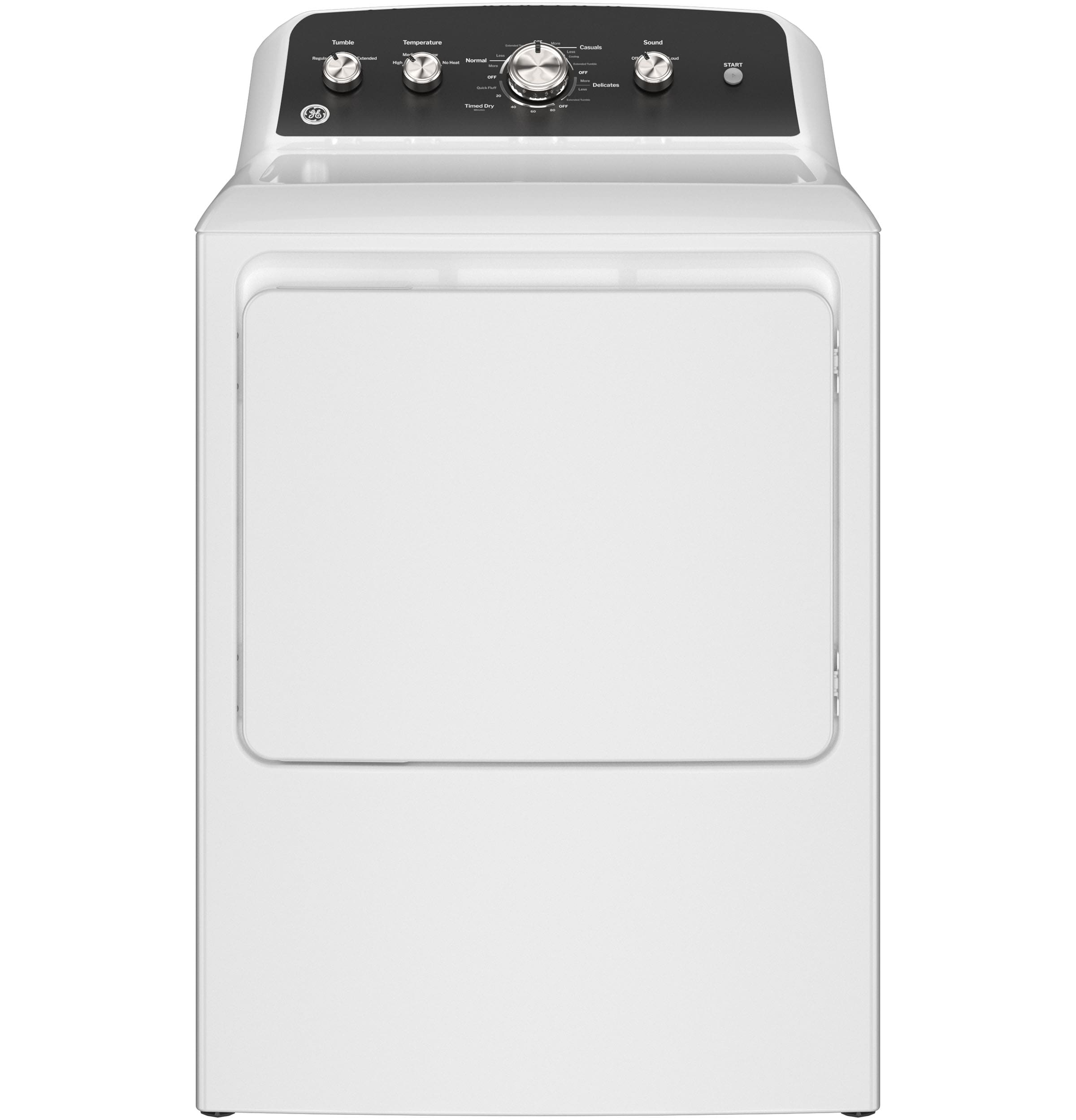 Secadora eléctrica de ventilación de 7.2 pies cúbicos (Blanco)