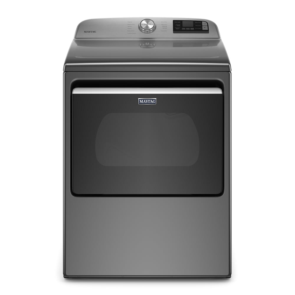 Secadora Eléctrica con ventilación de 7.4 pies cúbicos (Acanalado metálico) MED6230HC de Maytag