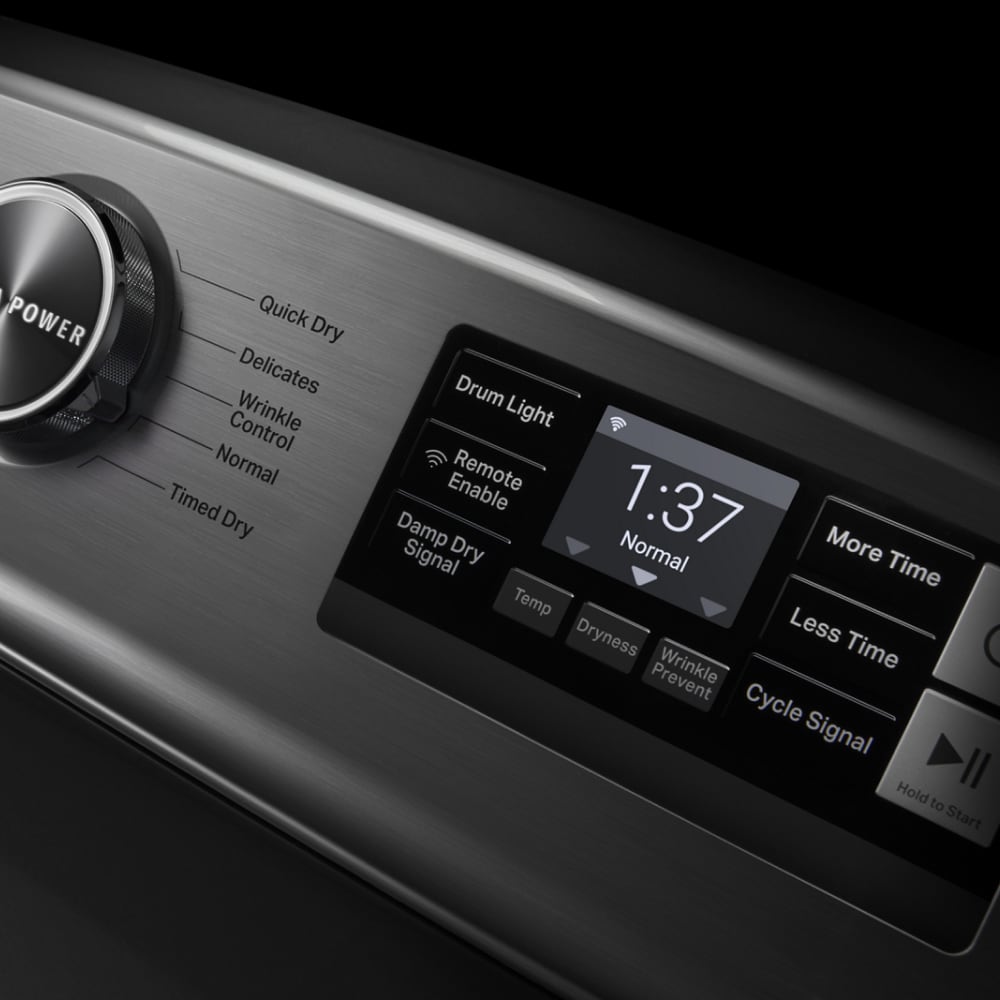 Secadora Eléctrica con ventilación de 7.4 pies cúbicos (Acanalado metálico) MED6230HC de Maytag