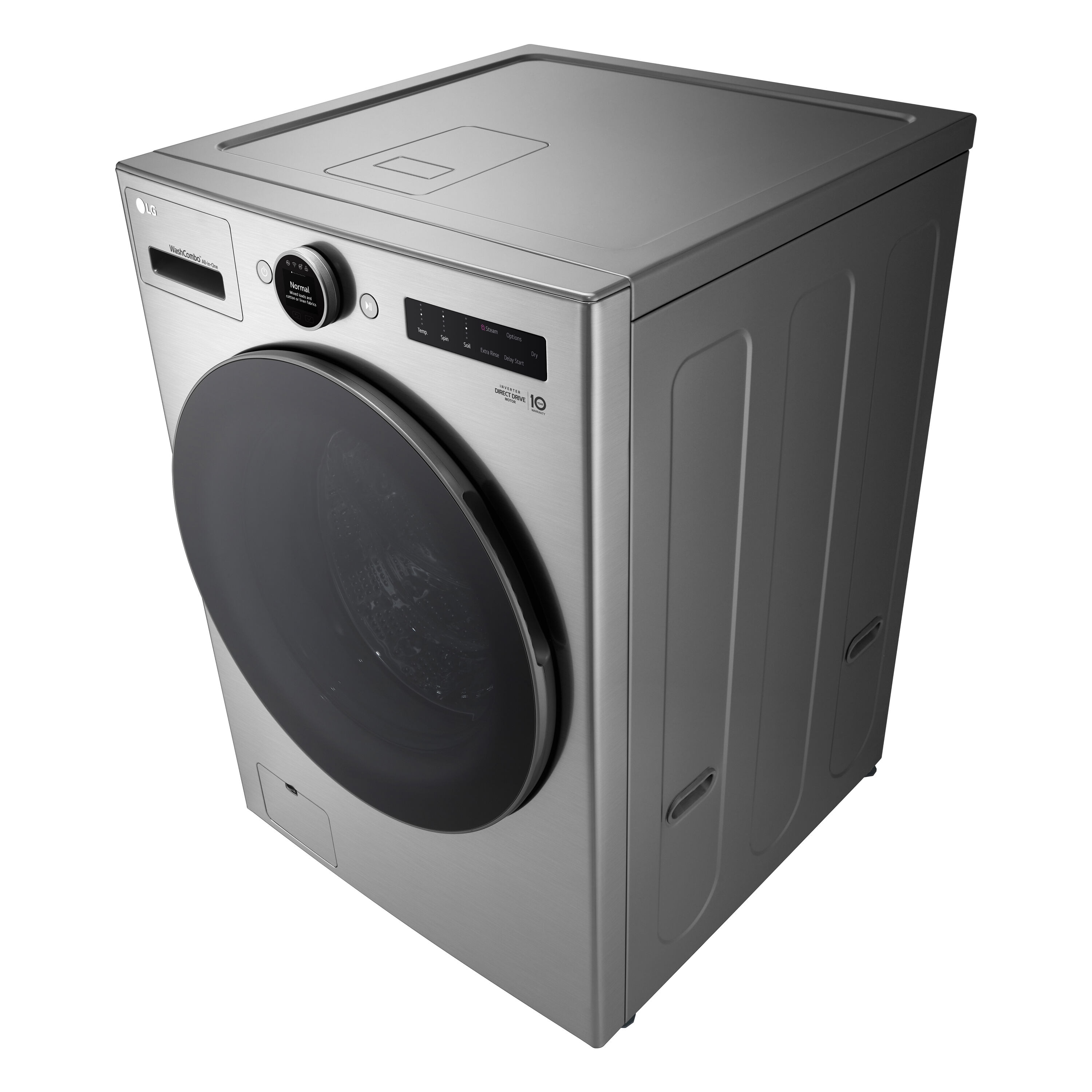 Combo Lavadora Secadora todo en uno de acero grafito sin ventilación de 5 pies cúbicos de capacidad (certificado ENERGY STAR) LG WM6998HVA
