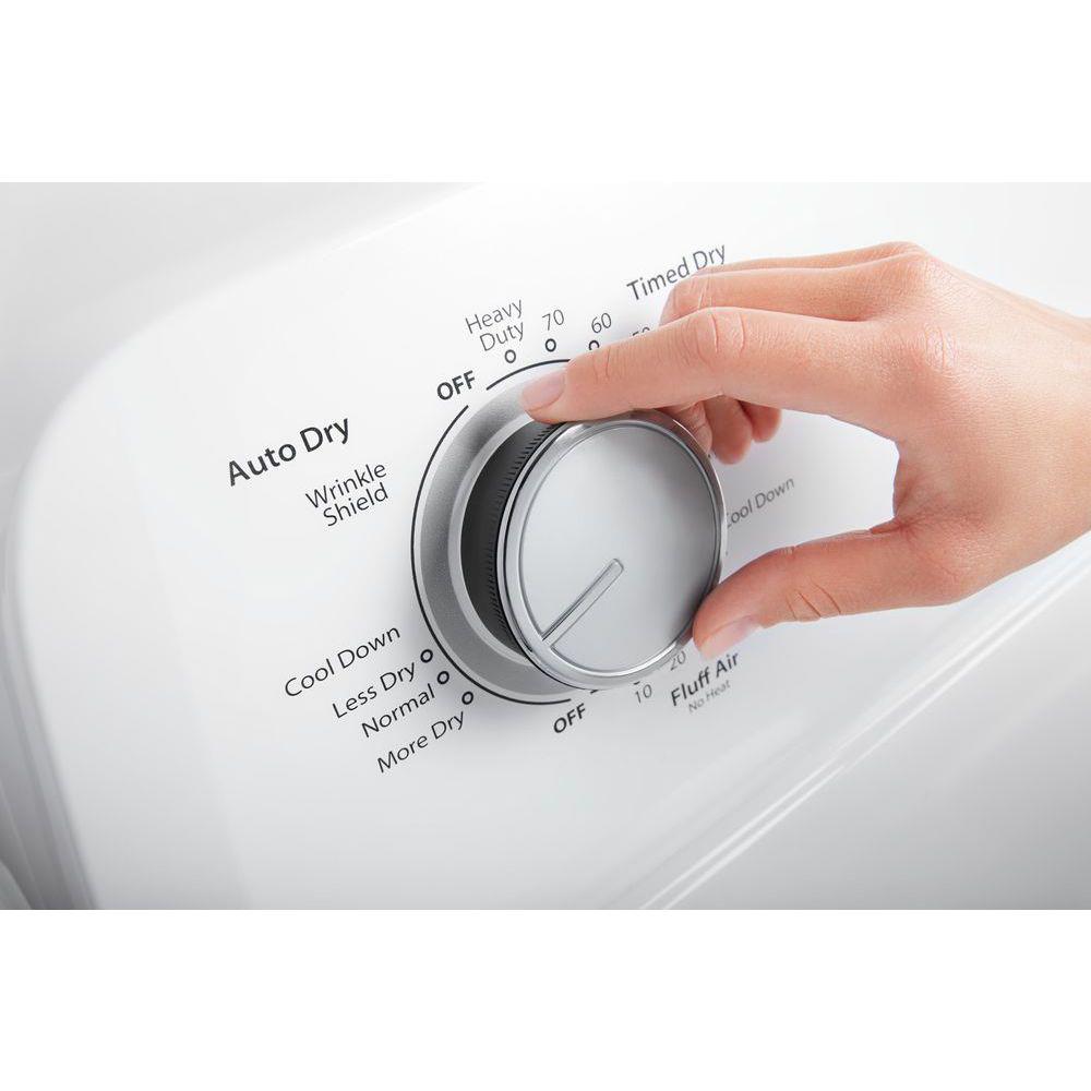 Secadora de gas ventilada de 7 pies cúbicos (blanca) Whirlpool WGD4850HW