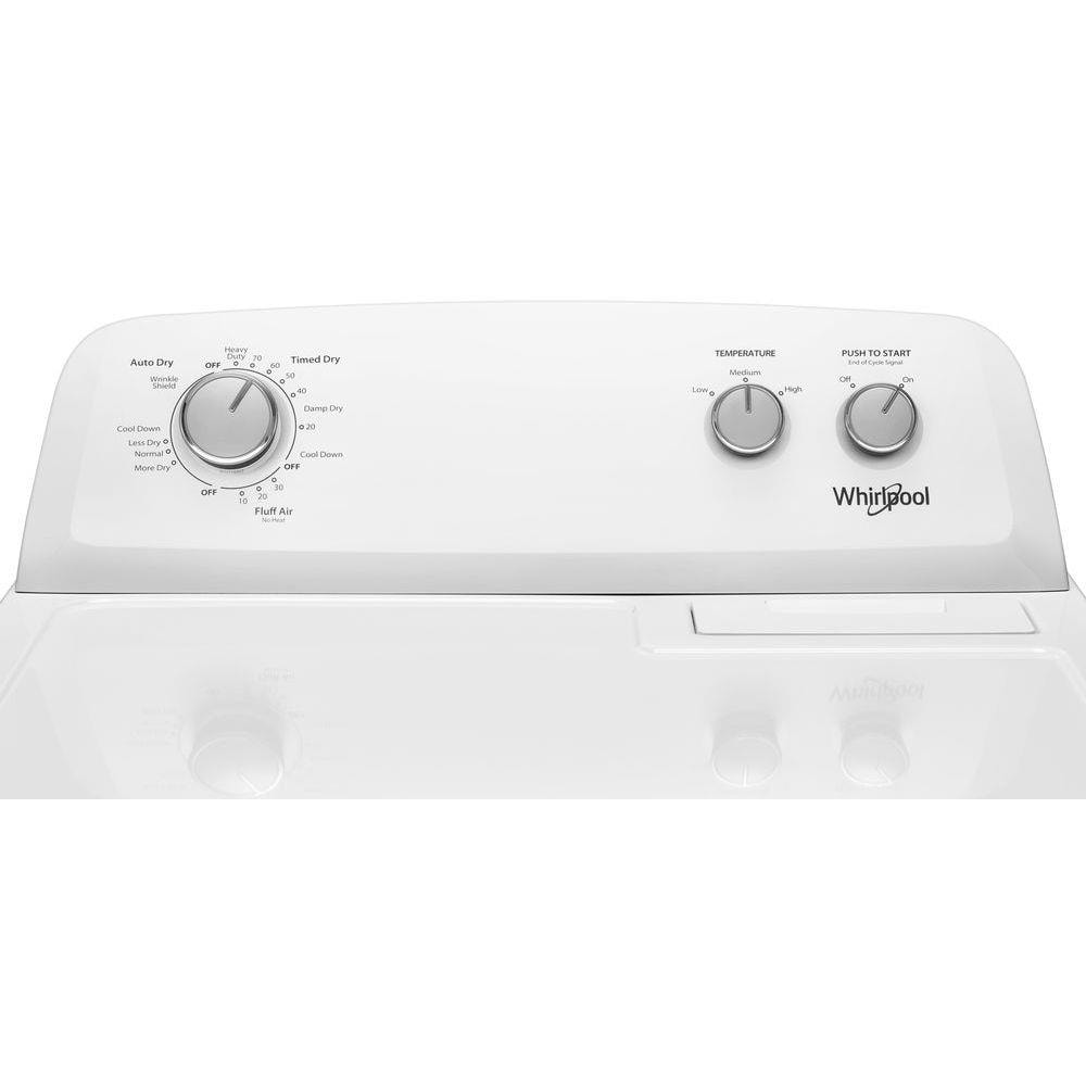 Secadora de gas ventilada de 7 pies cúbicos (blanca) Whirlpool WGD4850HW