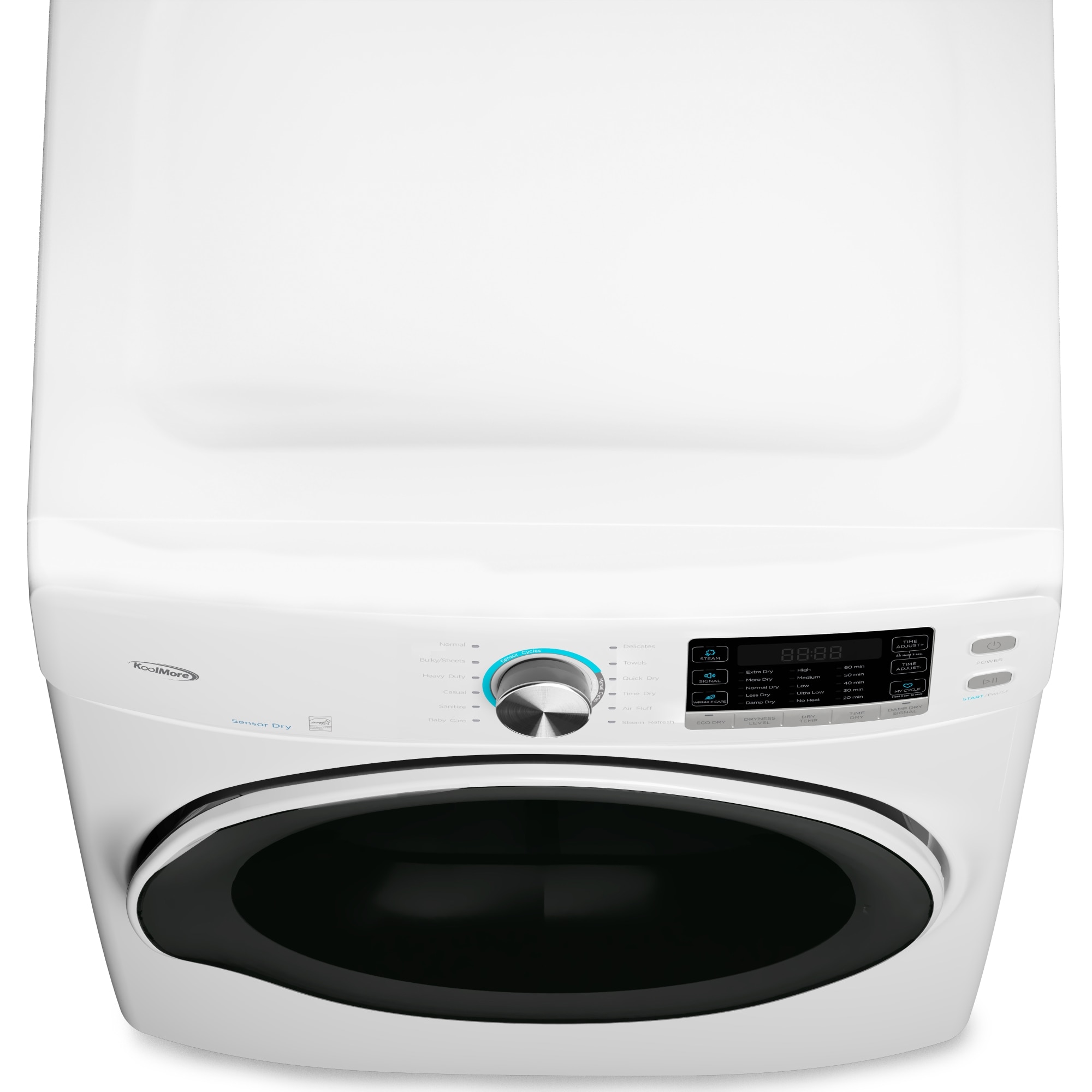 Secadora Eléctrica Ventilada de 8 pies cúbicos (Blanca) Certificada ENERGY STAR Bajo Consumo - LOW-FLD-8CWH