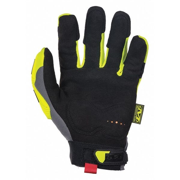 Guantes de Impacto Resistentes a Cortes de Alta Visibilidad Mechanix Wear, Nivel de Corte A5, Amarillos, Talla 10 - SMP-C91-010