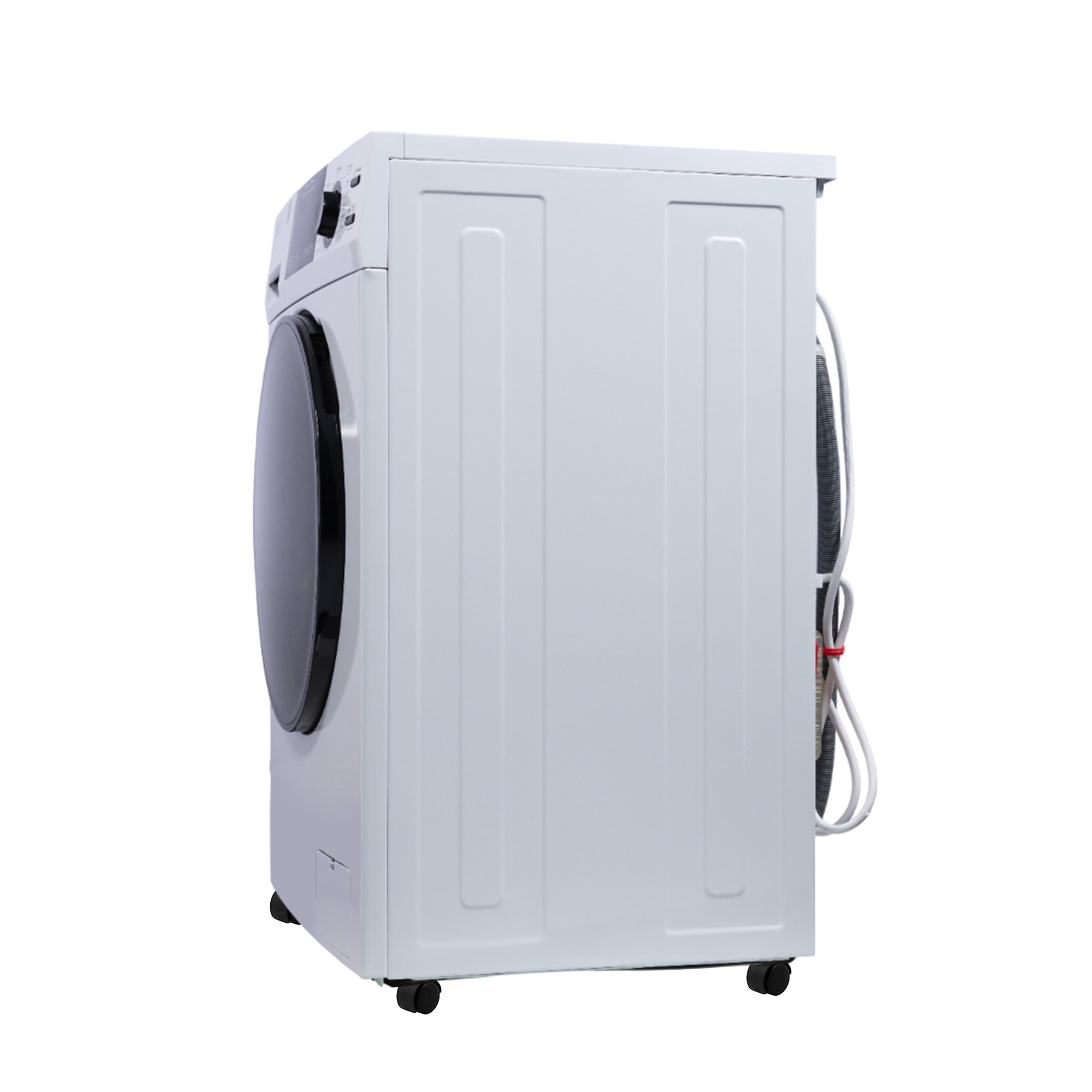 Combo de lavadora y secadora todo en uno de capacidad de 1.62 pies cúbicos, color blanco y ventilado de Equator Advanced Appliances 4600 W + PBK 1070