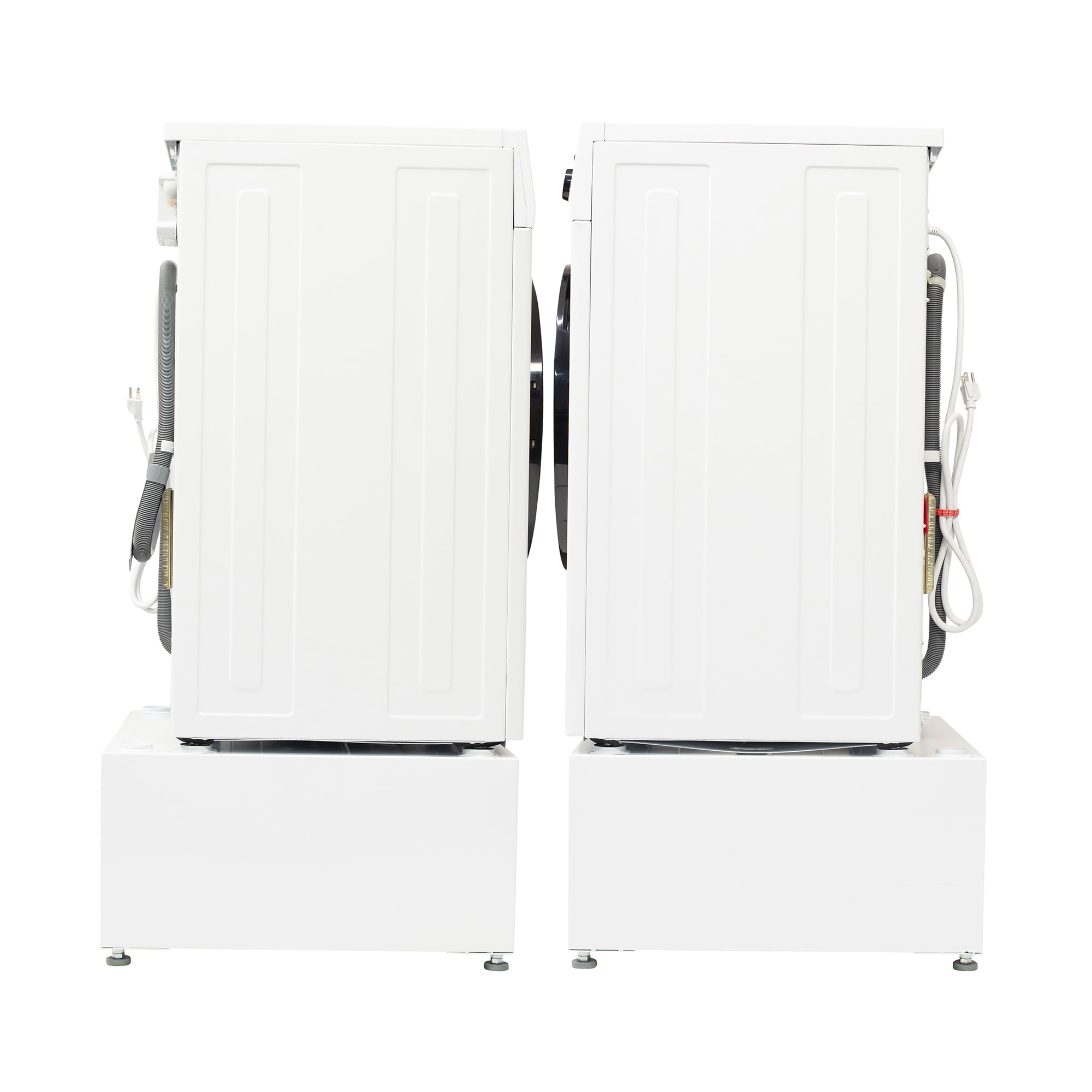 Lavadora Secadora Todo En Uno sin ventilación Blanca de Capacidad 1.62 pies cúbicos de Equator Advanced Appliances EZ 4700 W + PDL 4455
