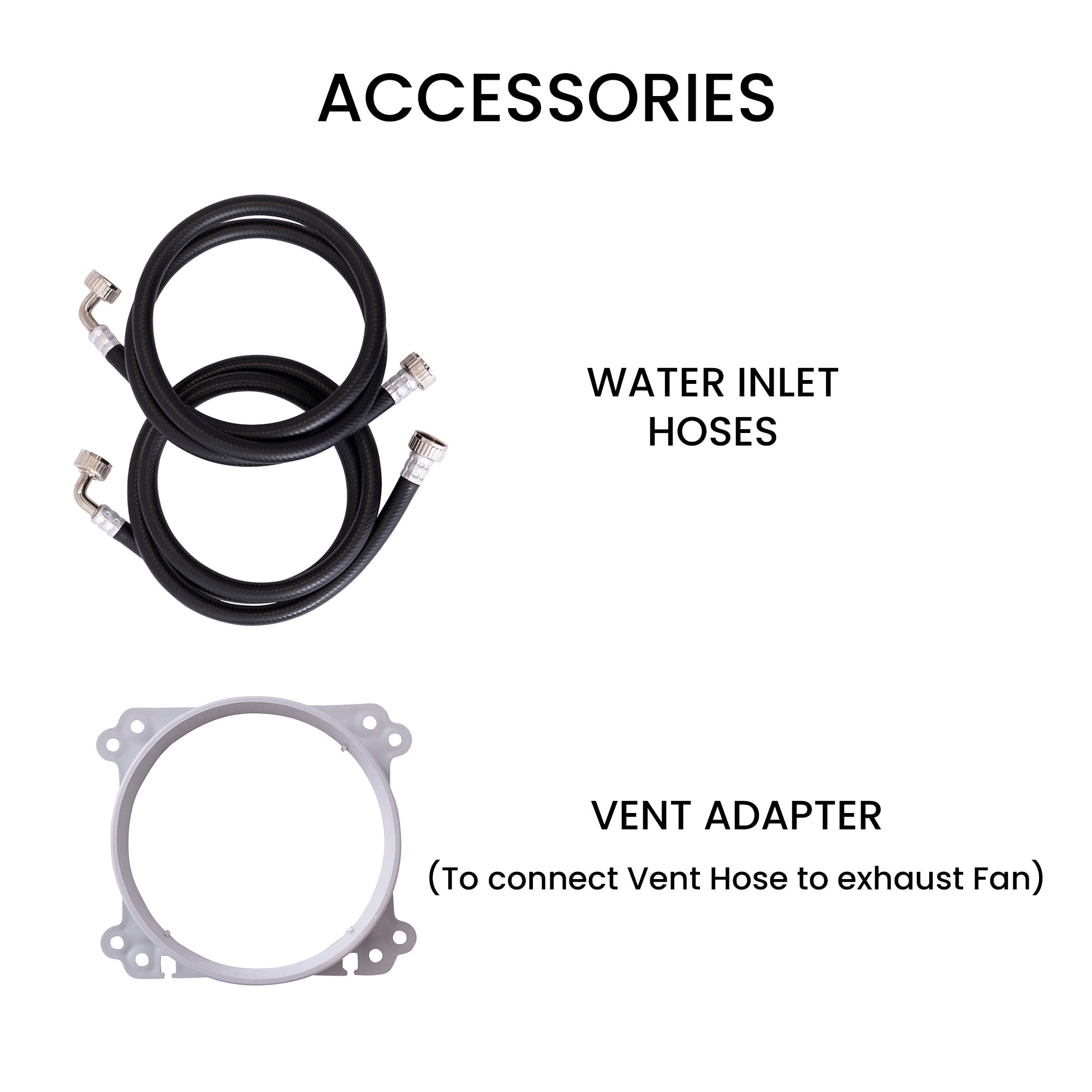 Combo Lavadora Secadora Todo en Uno de Capacidad de 1.62 pies cúbicos con ventilación color Plata Equator Advanced Appliances EZ 4800S + PDL 4455