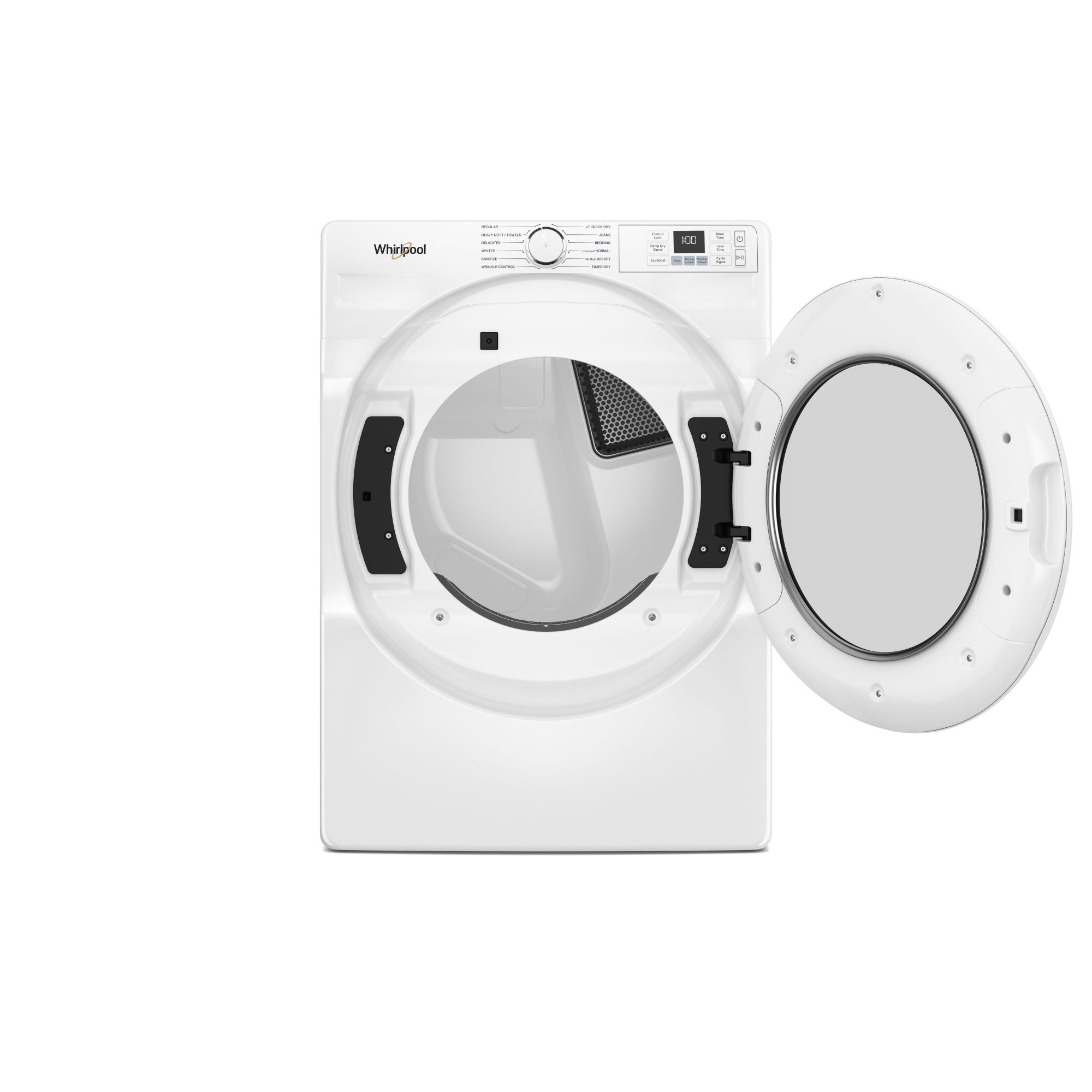 Secadora eléctrica ventilada de Whirlpool de 7.4 pies cúbicos (blanca) WED4720RW