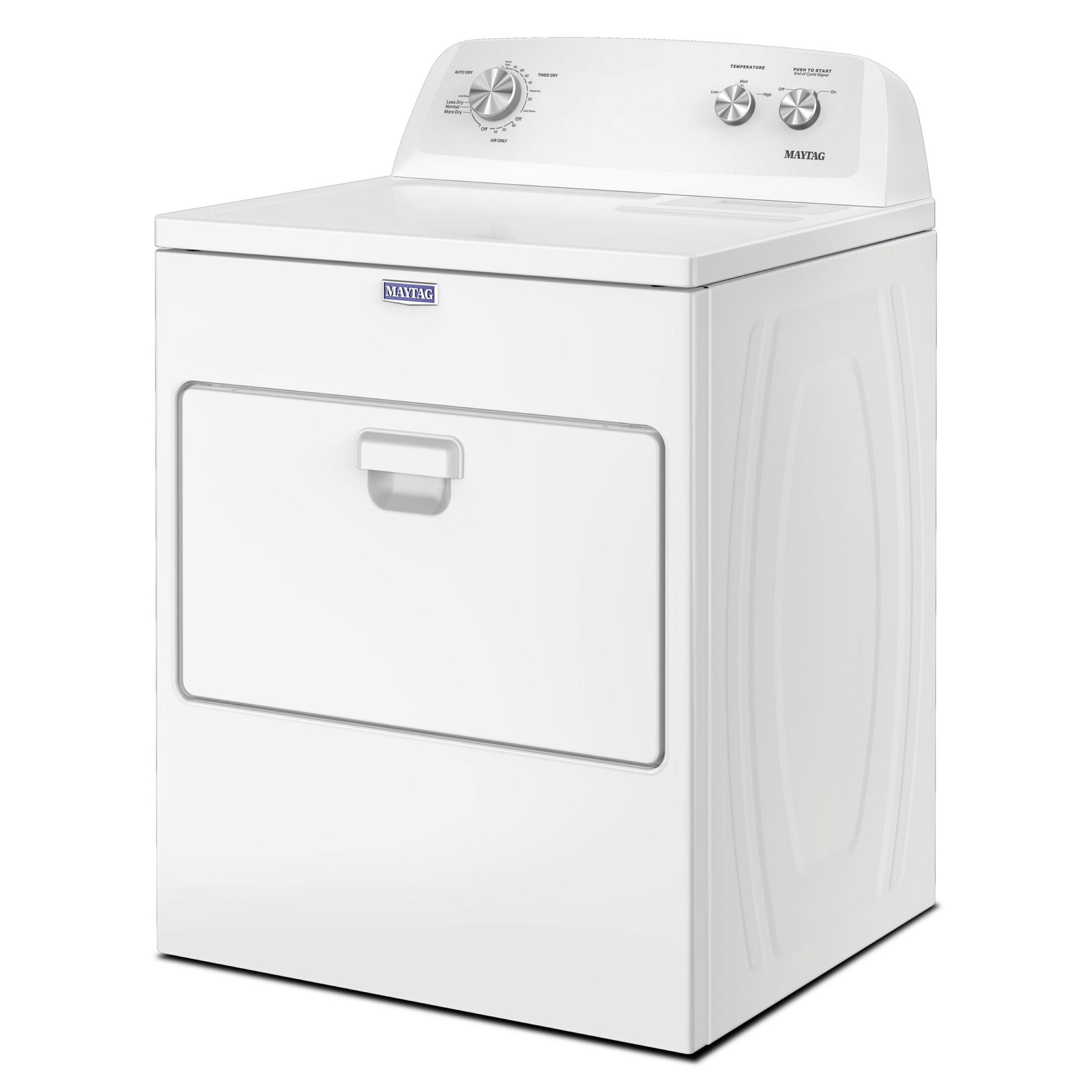 Secadora eléctrica de ventilación de 7 pies cúbicos (Blanca) MED4005SW de Maytag