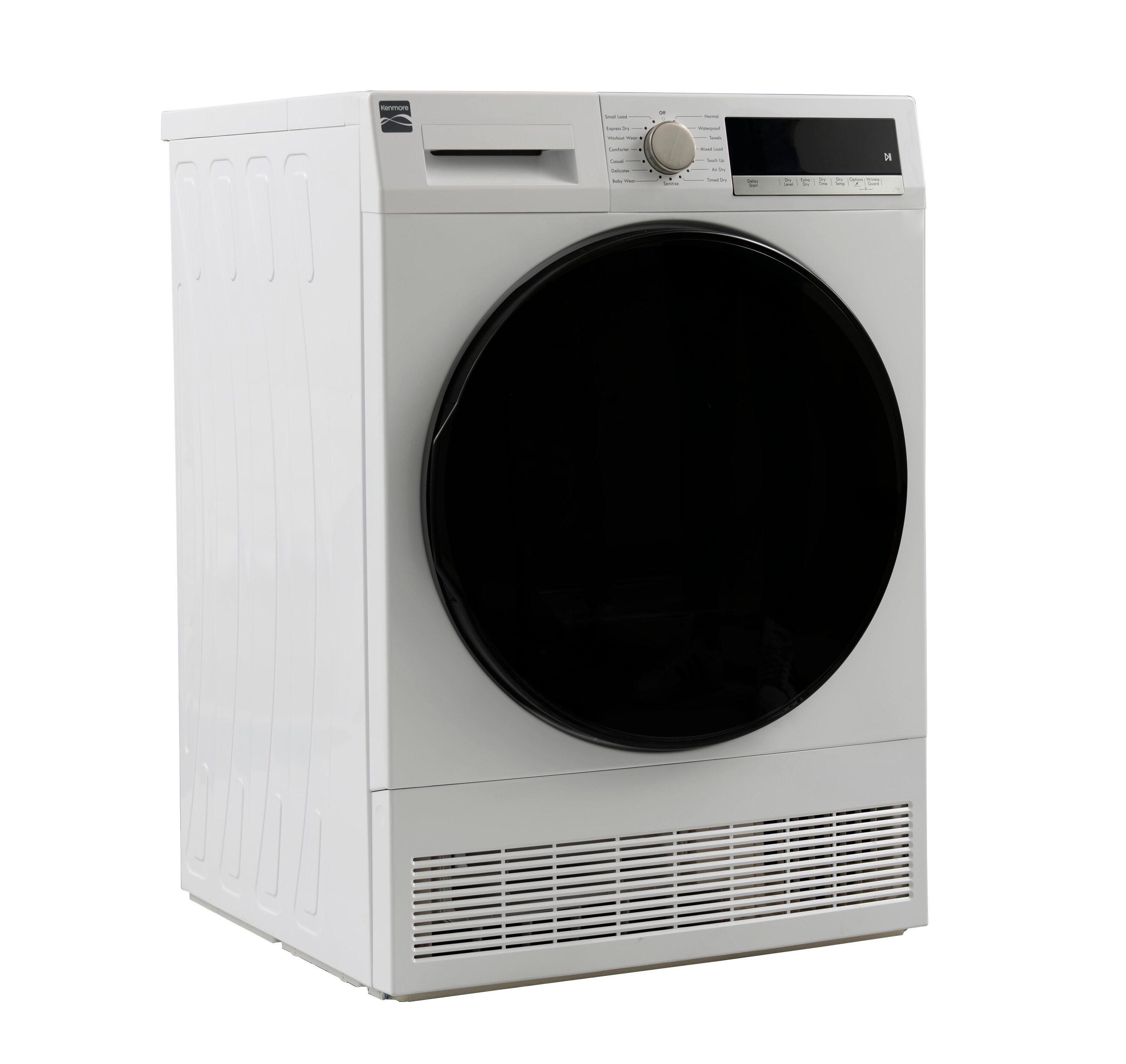 Secadora eléctrica sin ventilación de 4 pies cúbicos Kenmore (Blanca) Certificada por Energy Star 2681202