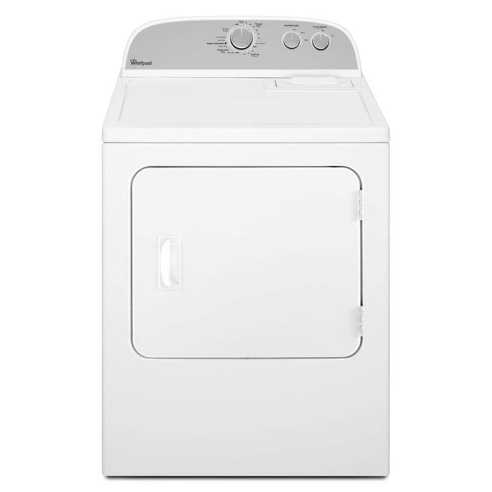 Secadora de gas ventilada de 7 pies cúbicos de Whirlpool (Blanca) WGD4815EW