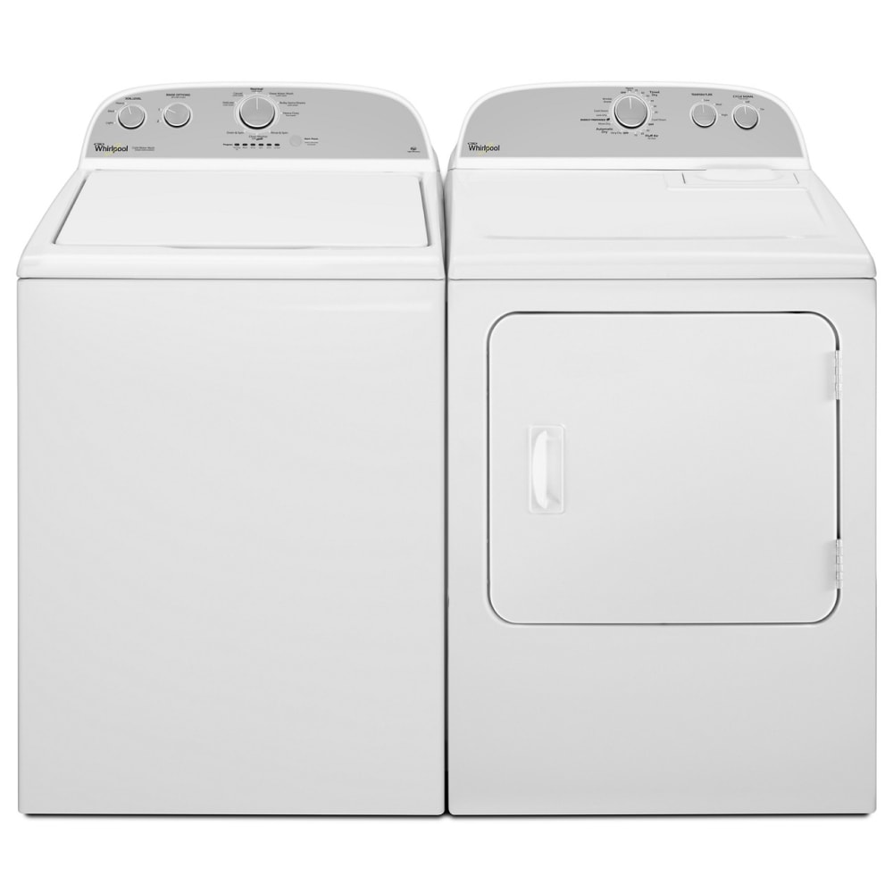 Secadora de gas ventilada de 7 pies cúbicos de Whirlpool (Blanca) WGD4815EW