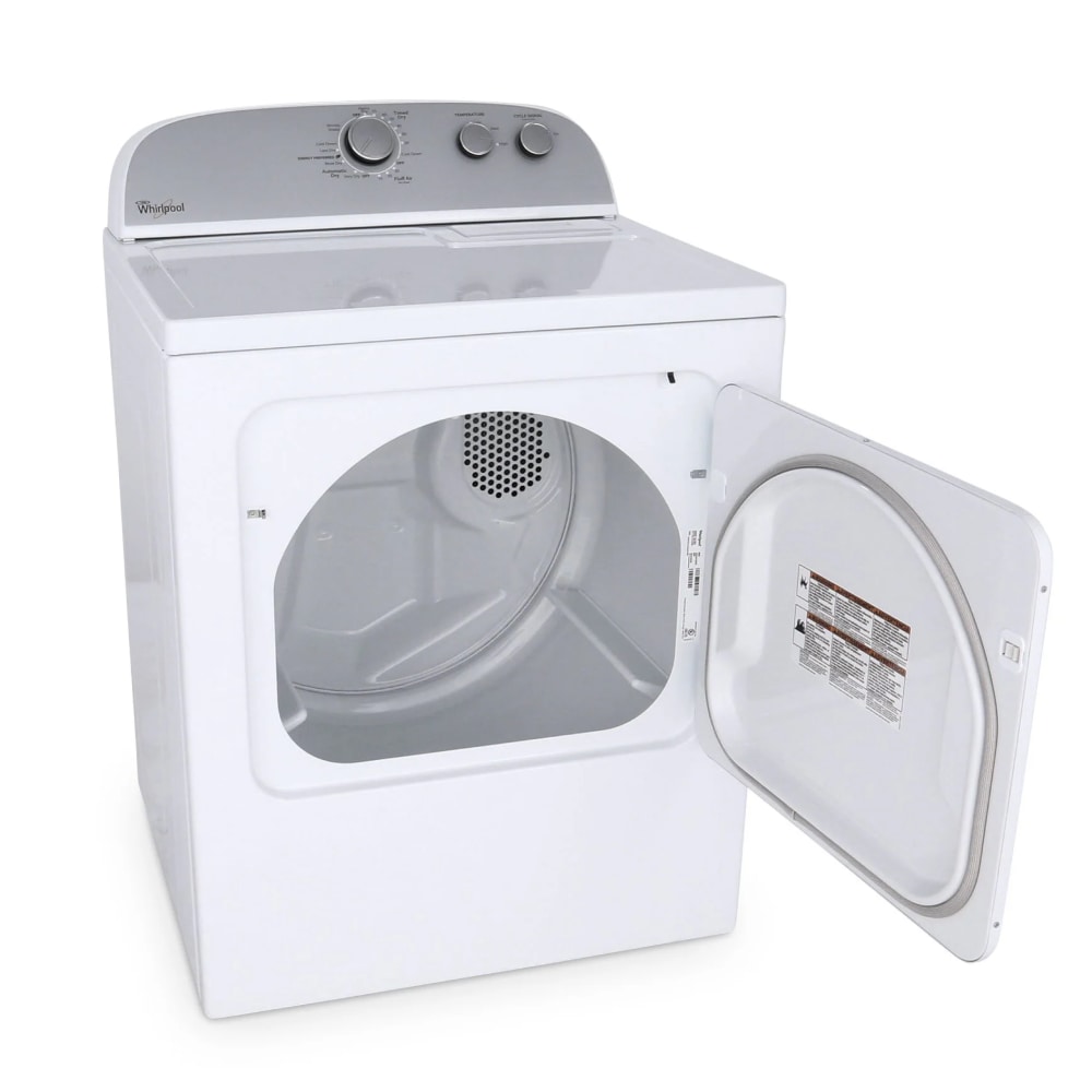 Secadora de gas ventilada de 7 pies cúbicos de Whirlpool (Blanca) WGD4815EW