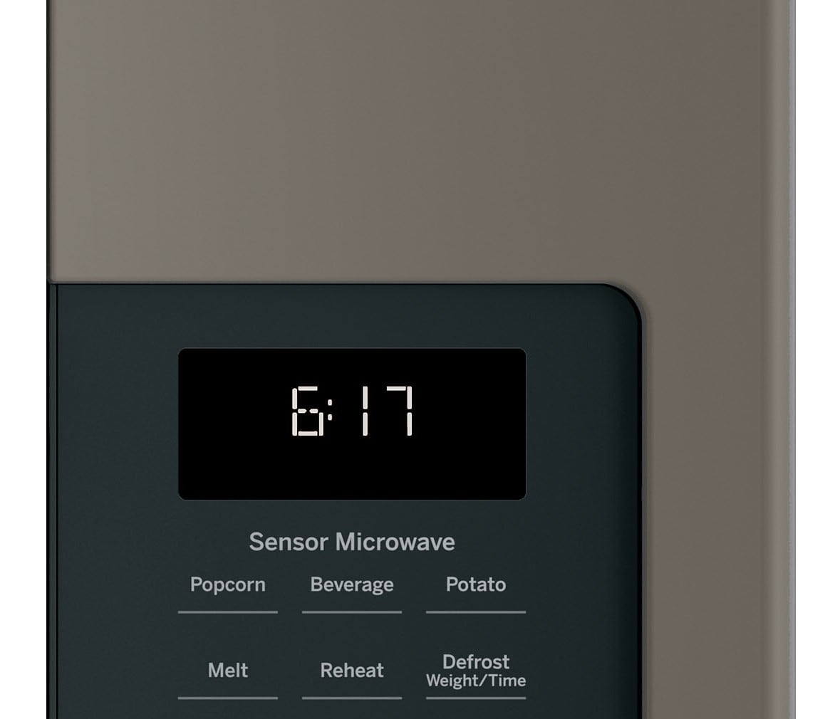 Microondas sobre la estufa GE de 1.7 pies cúbicos con cocción por sensor (gris pizarra) 29.9 pulgadas JVM6175EKES