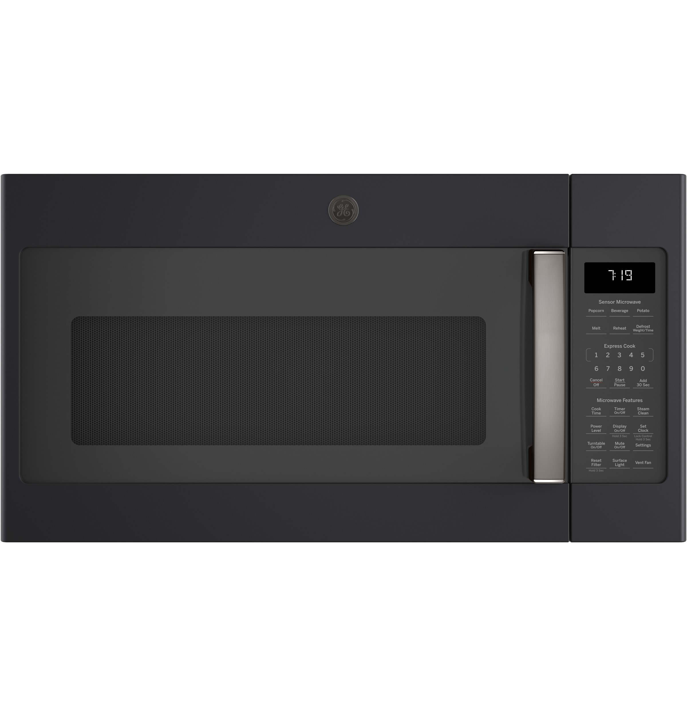 Horno de Microondas sobre la Estufa de 1.9 pies cúbicos con Cocina por Sensor ( Negro Slate ) JVM7195FLDS