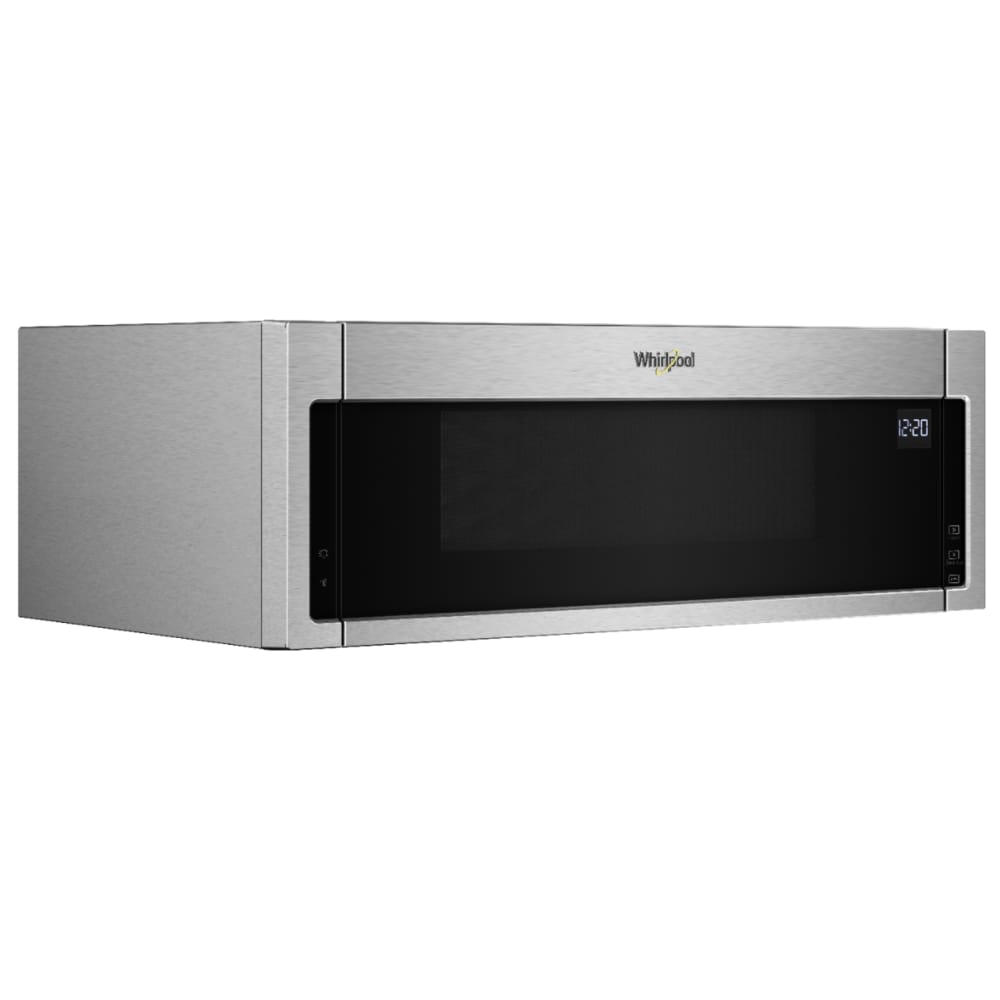 Horno de Microondas Empotrable Whirlpool de 1.1 pies cúbicos y perfil bajo de 30 pulgadas sobre la estufa (acero inoxidable) WML55011HS