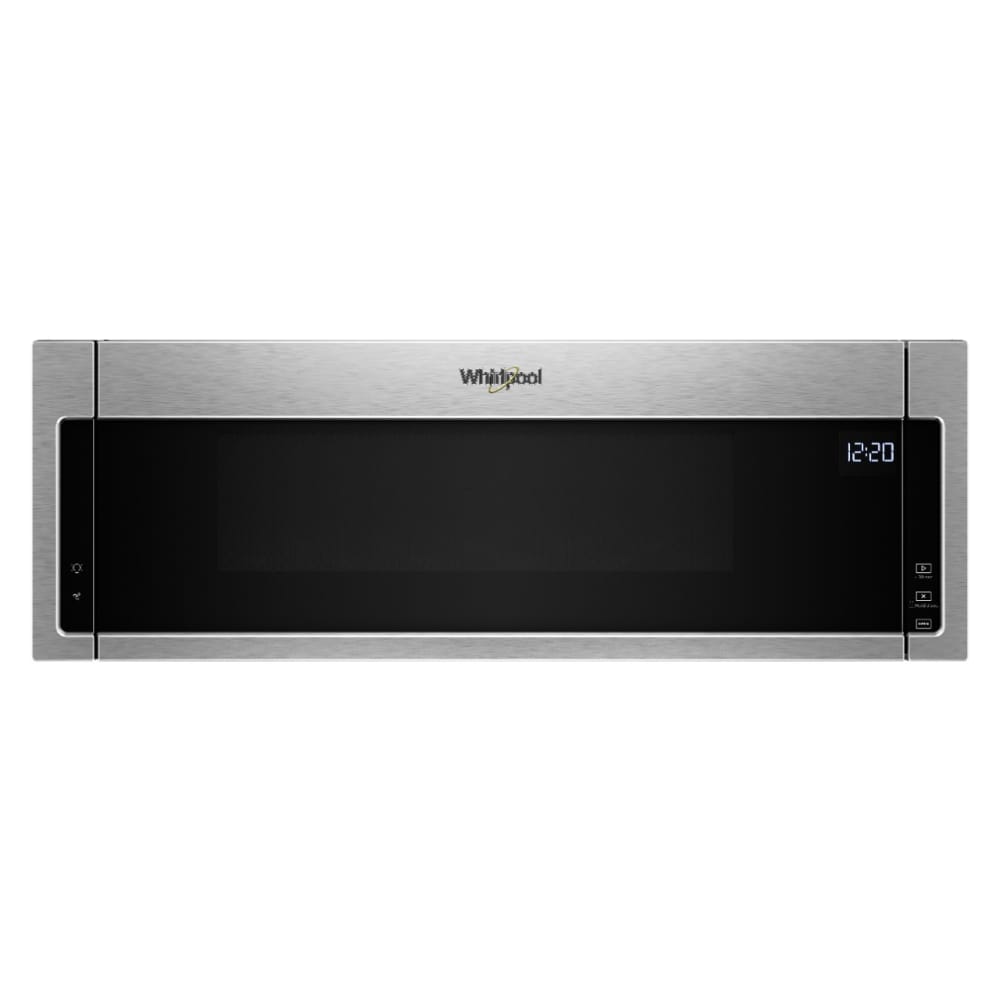 Horno de Microondas Empotrable Whirlpool de 1.1 pies cúbicos y perfil bajo de 30 pulgadas sobre la estufa (acero inoxidable) WML55011HS