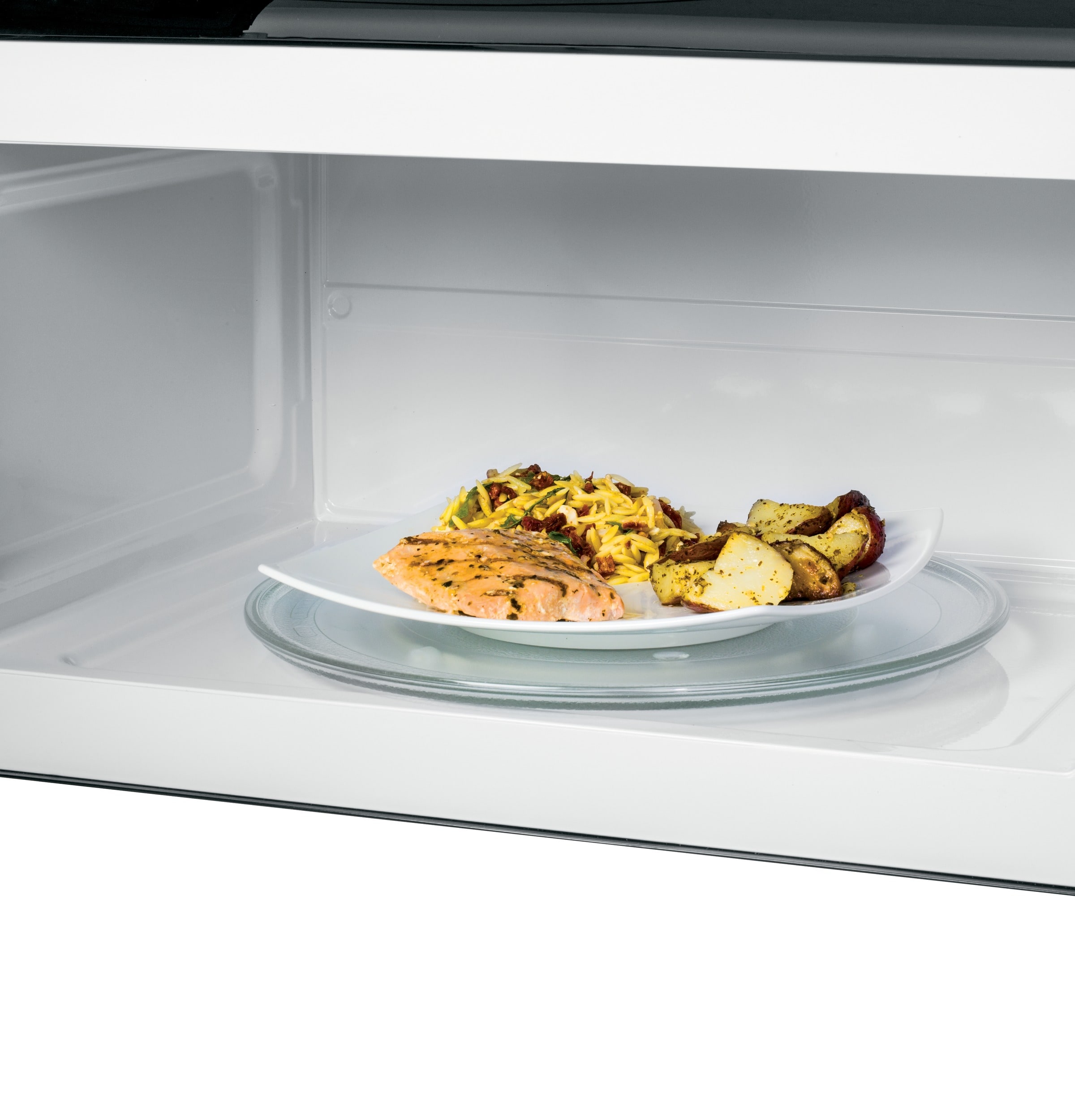 Horno de microondas sobre la estufa de 1.6 pies cúbicos y 29.9 pulgadas ( Acero inoxidable ) GE JVM3160RFSS