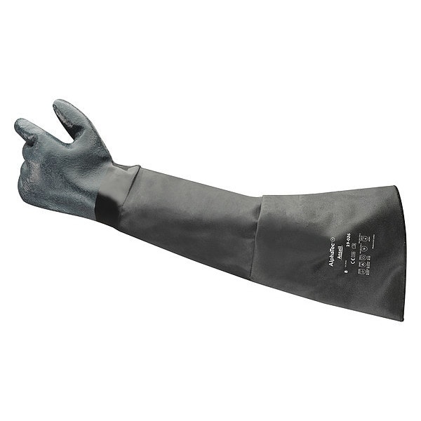Guantes de neopreno resistentes a químicos Ansell de 26", 10, 1 par - 19-026