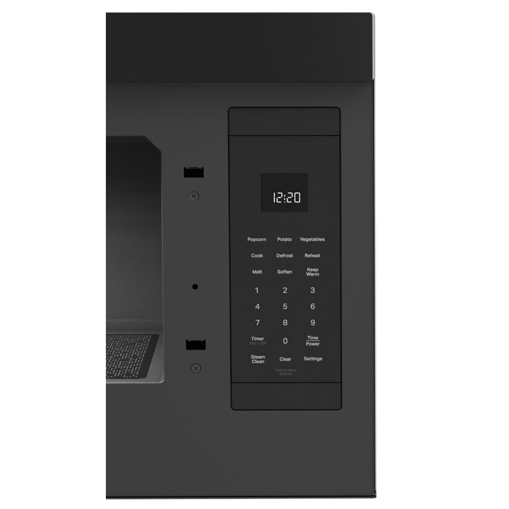 Microondas Empotrado Flotante de 1.1 pies cúbicos y 30 pulgadas sobre la estufa con cocción por sensor (Negro) WMMF5930PB