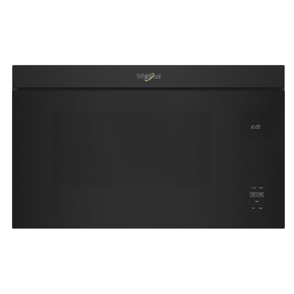 Microondas Empotrado Flotante de 1.1 pies cúbicos y 30 pulgadas sobre la estufa con cocción por sensor (Negro) WMMF5930PB