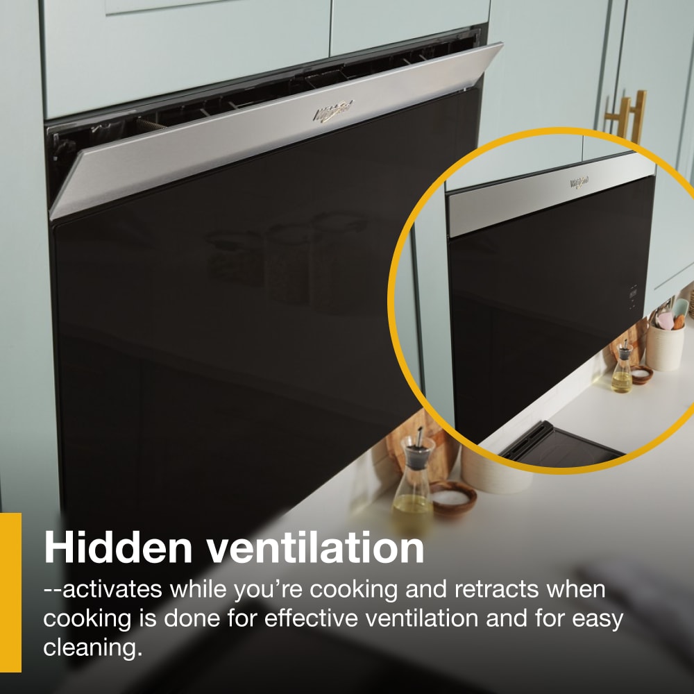 Microondas Empotrado Whirlpool de 1.1 pies cúbicos y 30 pulgadas con Cocina con Sensor (Blanco)