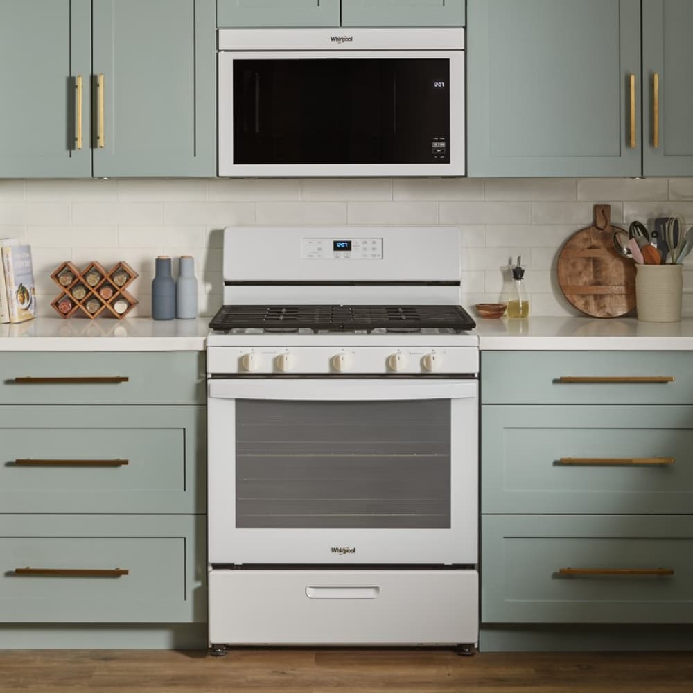 Microondas Empotrado Whirlpool de 1.1 pies cúbicos y 30 pulgadas con Cocina con Sensor (Blanco)