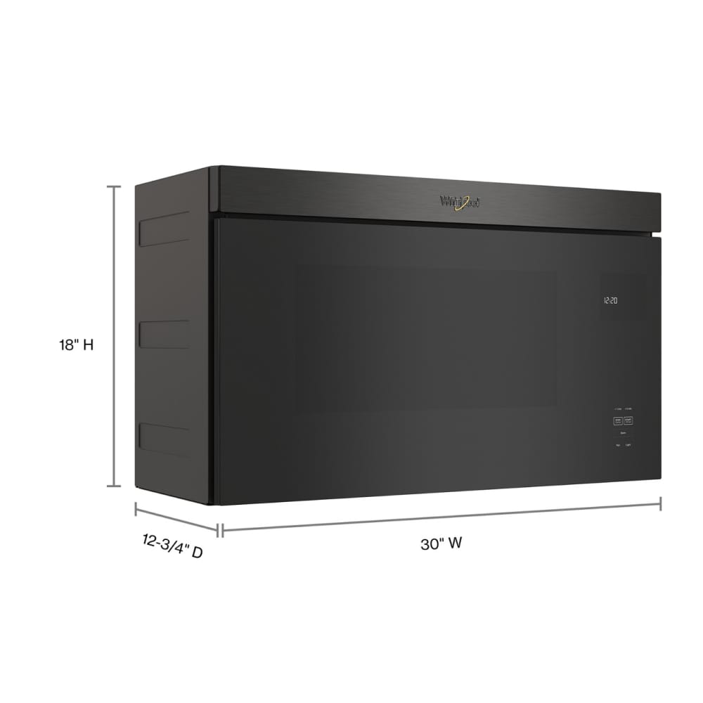 Microondas Empotrado de Diseño con 1.1 pies cúbicos y 30 pulgadas con Función de Cocina con Sensor (Negro Acero Inoxidable)