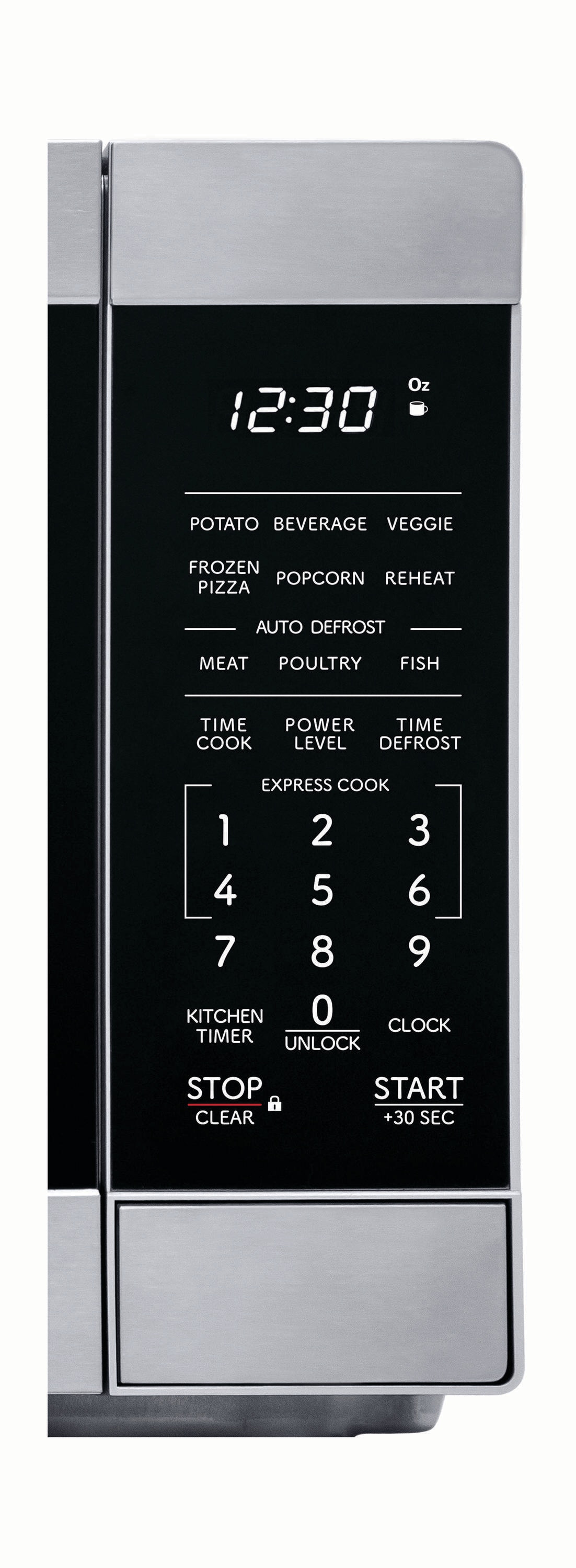Microondas de Countertop de 0.9 pies cúbicos (menos de 1.5 pies cúbicos) y 900 Watts en Acero Inoxidable