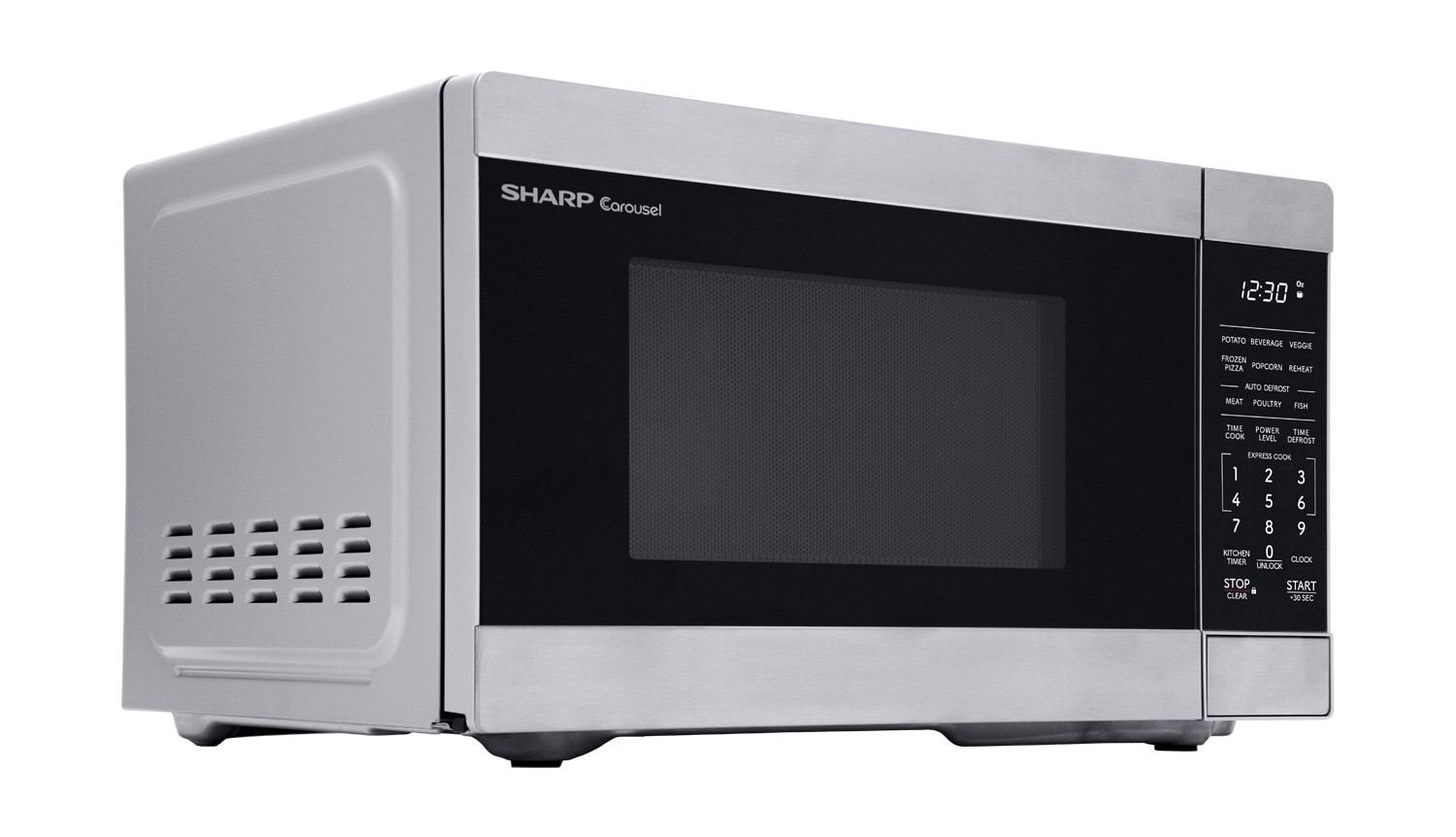 Microondas de Countertop de 0.9 pies cúbicos (menos de 1.5 pies cúbicos) y 900 Watts en Acero Inoxidable