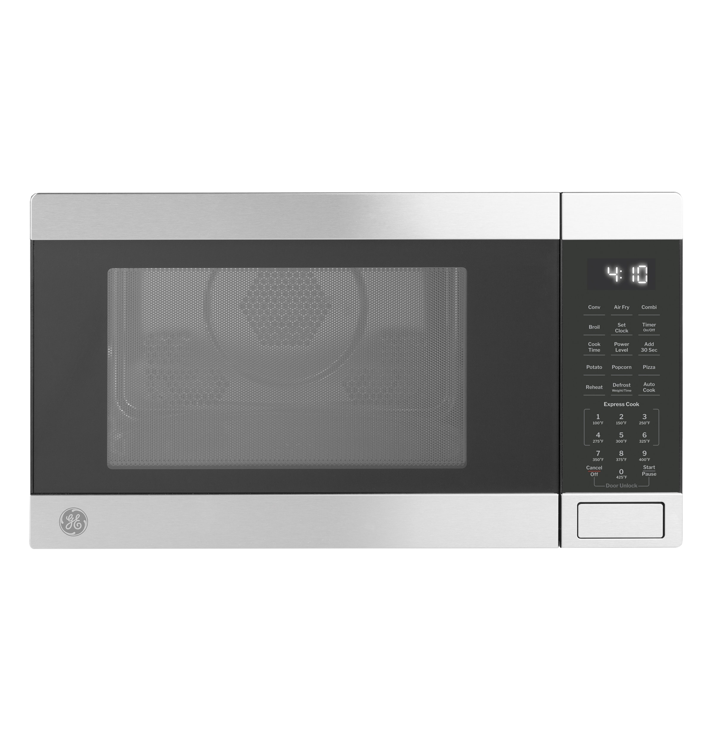 Microondas de Convección y Freidora de Aire de Mostrador de Acero Inoxidable de 1.0 pies cúbicos (menos de 1.5 pies cúbicos) y 1050 vatios de Potencia de General Electric (GE)
