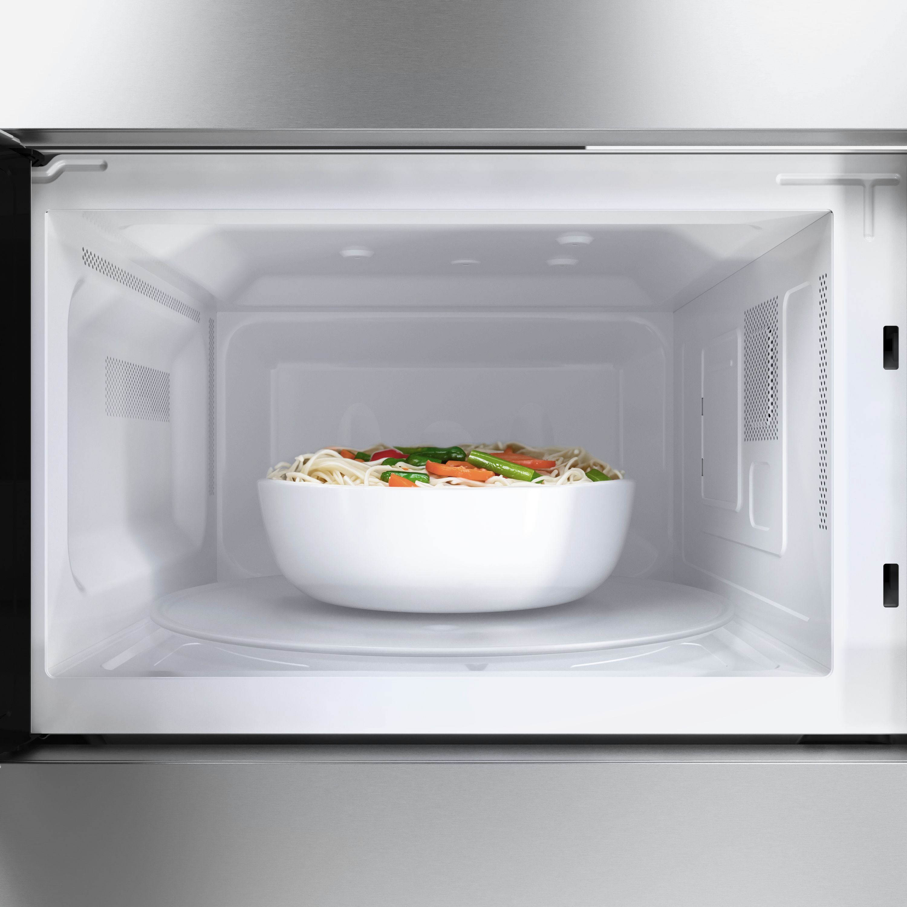 Microondas Empotrado de Acero Inoxidable Bosch Serie 300 de 2.1 pies cúbicos y 1000 watts - 24.37 pulgadas