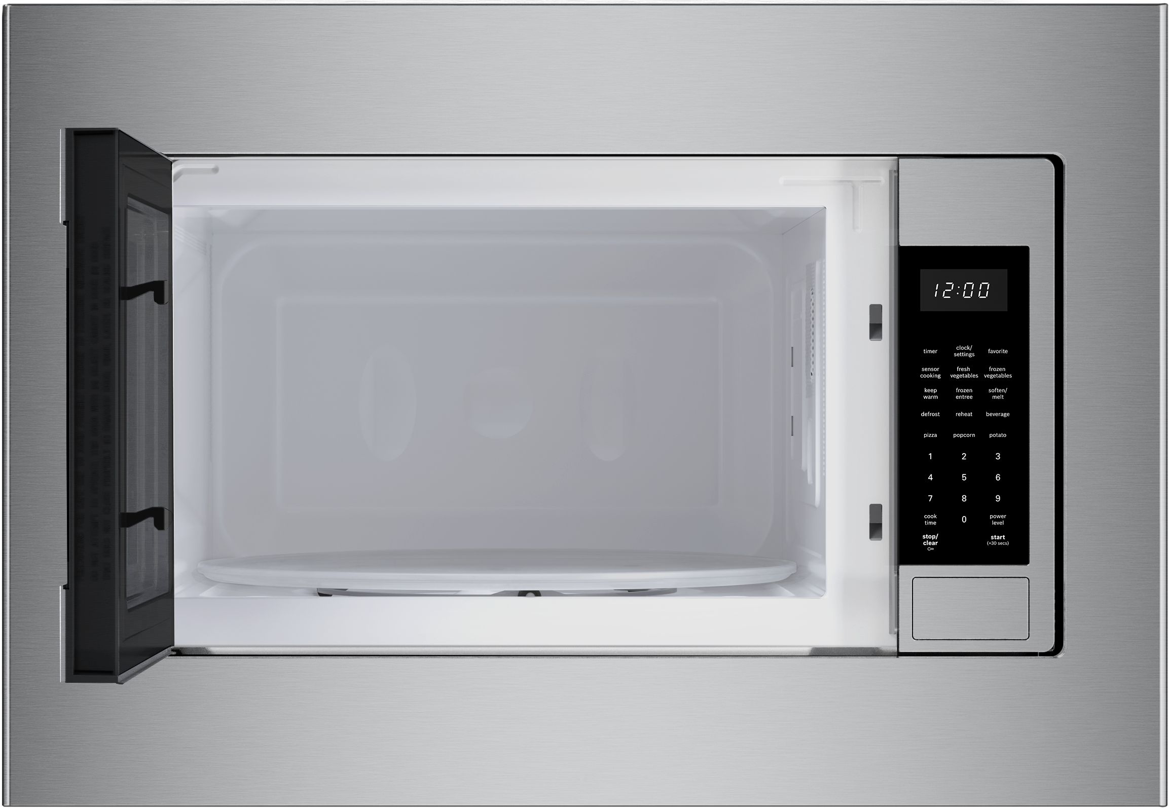 Microondas Empotrado de Acero Inoxidable Bosch Serie 300 de 2.1 pies cúbicos y 1000 watts - 24.37 pulgadas