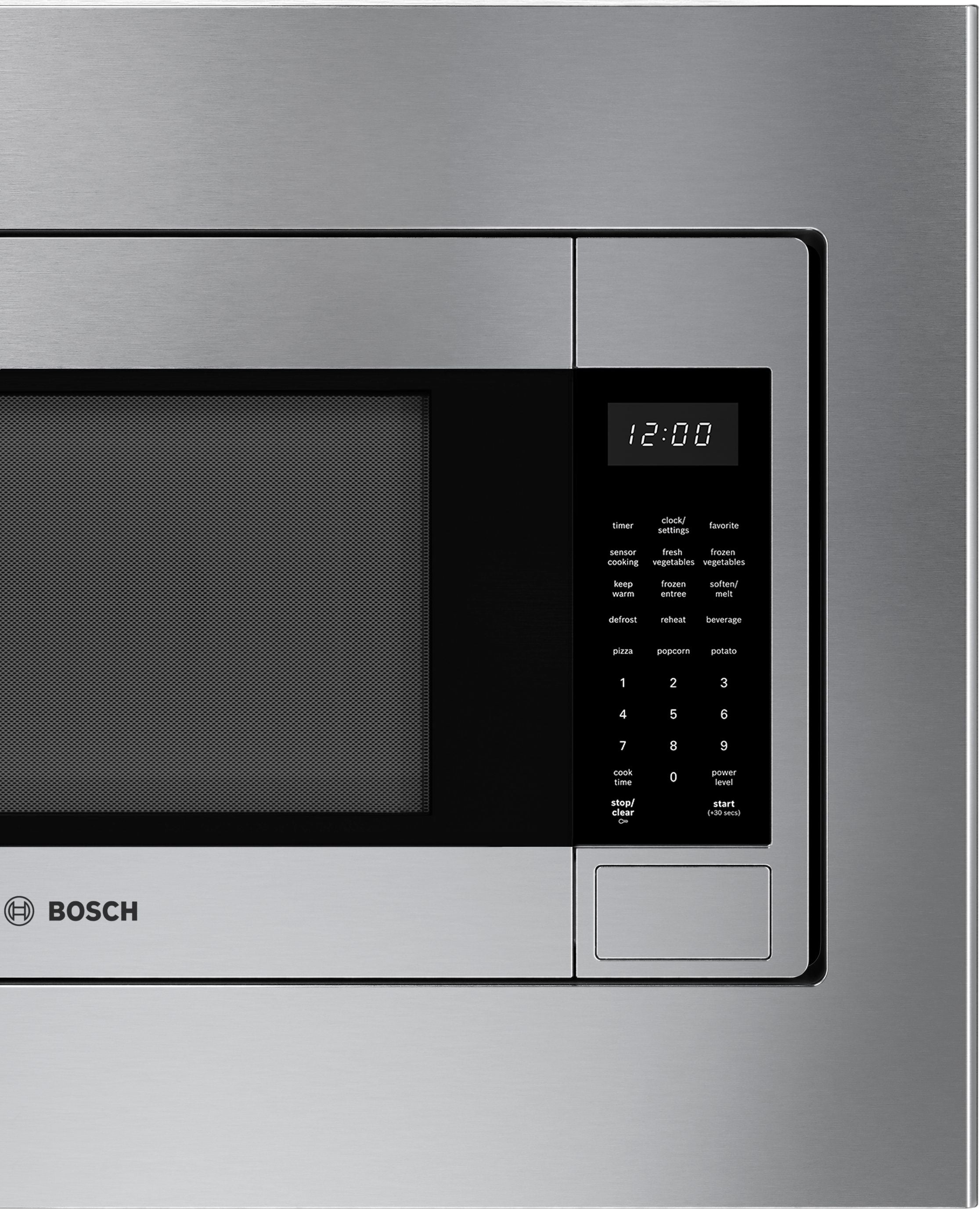 Microondas Empotrado de Acero Inoxidable Bosch Serie 300 de 2.1 pies cúbicos y 1000 watts - 24.37 pulgadas