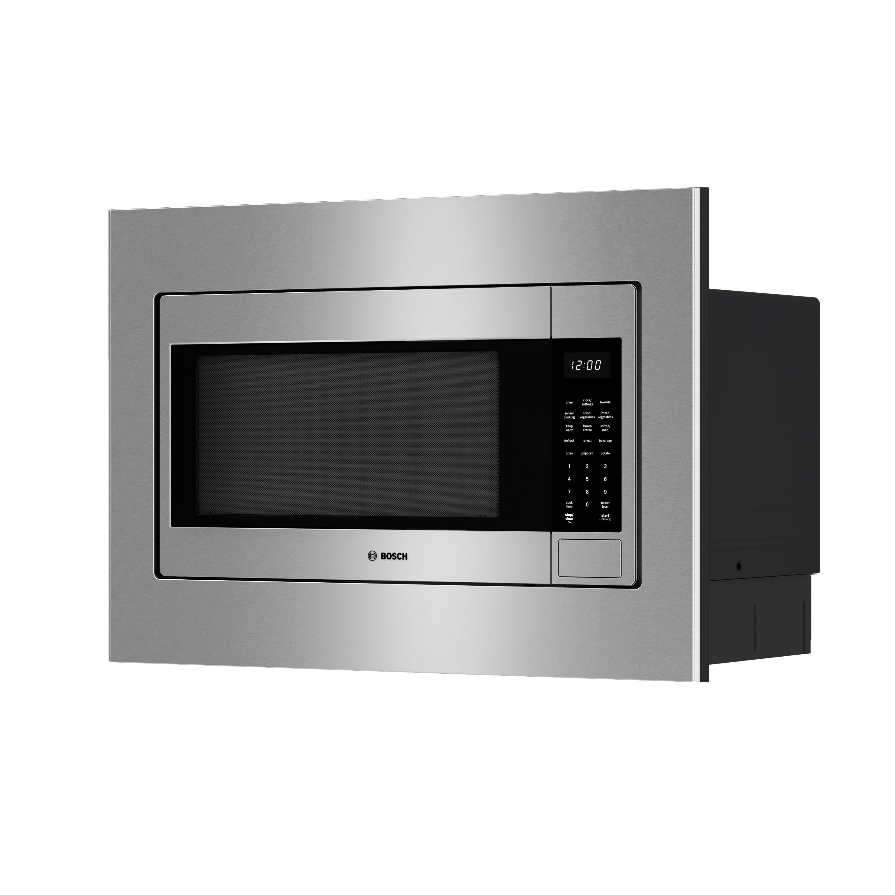 Microondas Empotrado de Acero Inoxidable Bosch Serie 300 de 2.1 pies cúbicos y 1000 watts - 24.37 pulgadas