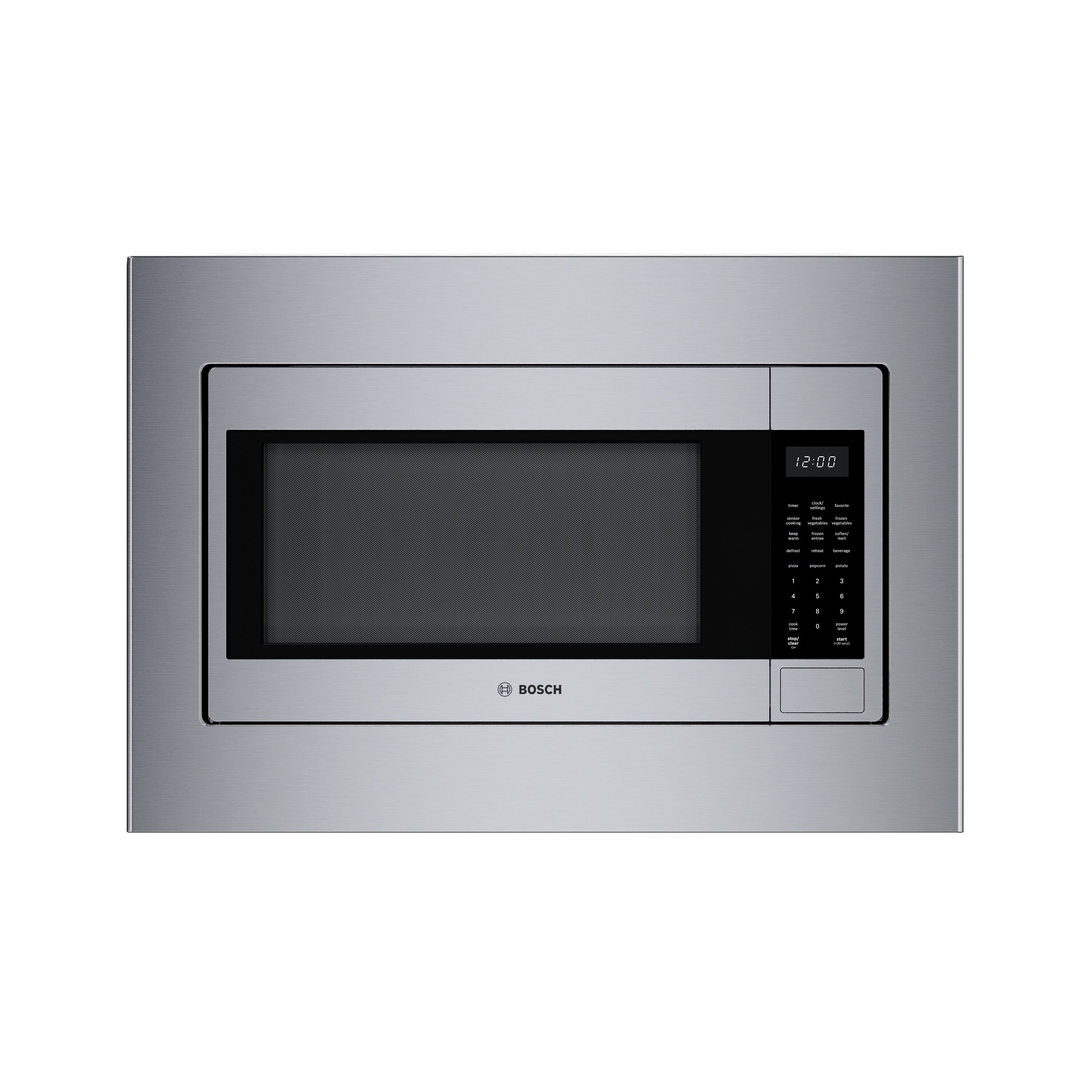 Microondas Empotrado de Acero Inoxidable Bosch Serie 300 de 2.1 pies cúbicos y 1000 watts - 24.37 pulgadas