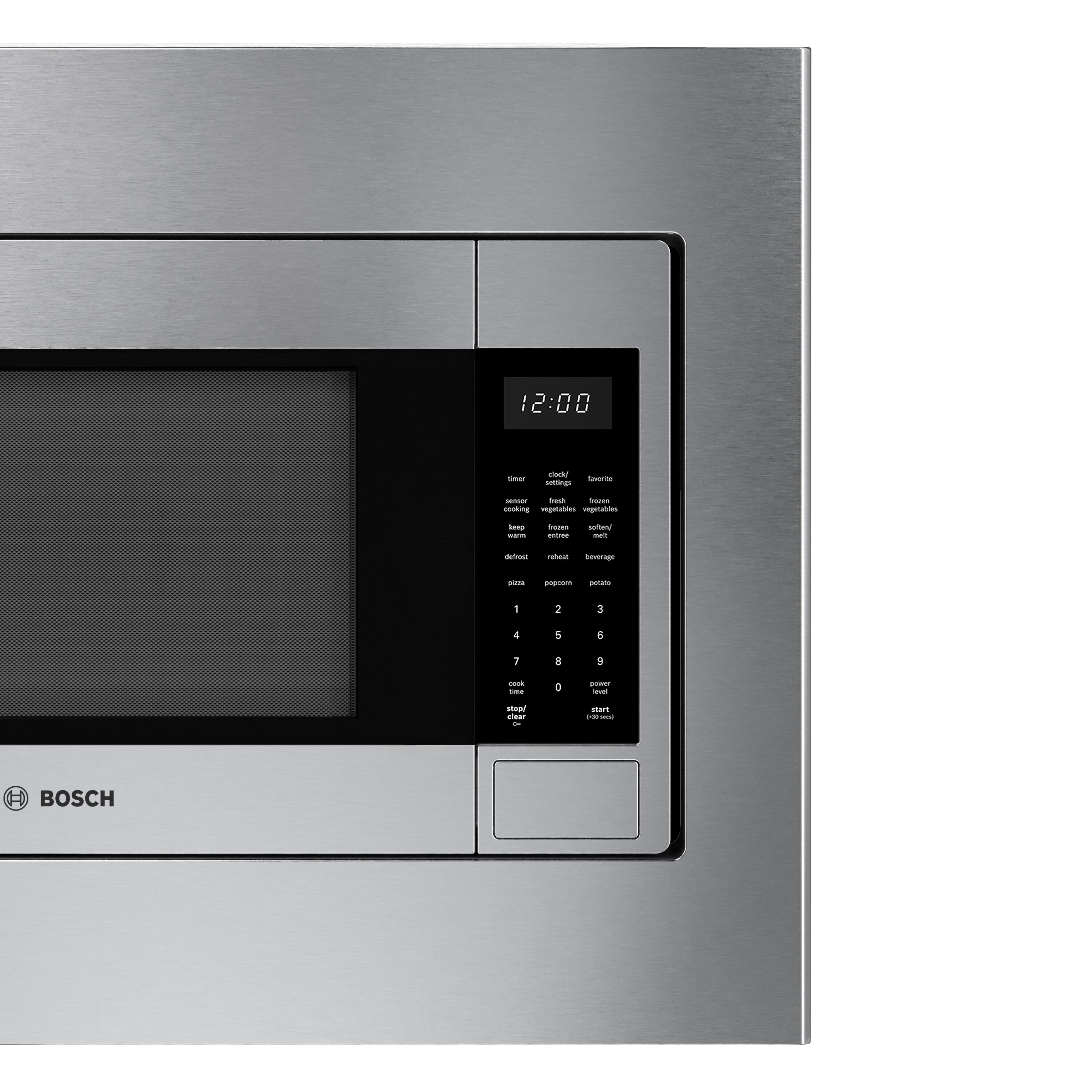 Microondas Empotrado de Acero Inoxidable Bosch Serie 300 de 2.1 pies cúbicos y 1000 watts - 24.37 pulgadas