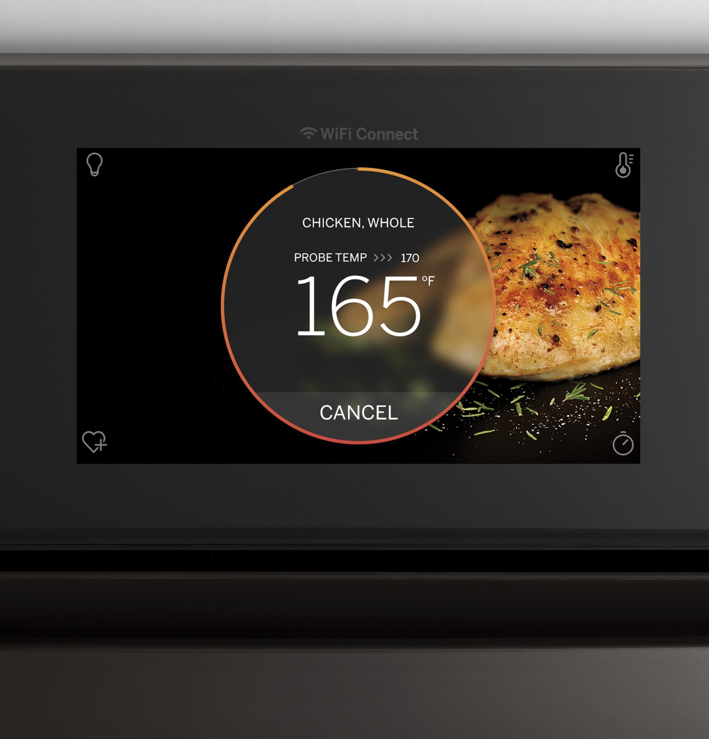 Horno de Pared Eléctrico Individual Inteligente de 30 pulgadas GE Profile con Freidora de Aire, Convección Verdadera y Autolimpieza con Vapor (Acero Inoxidable)