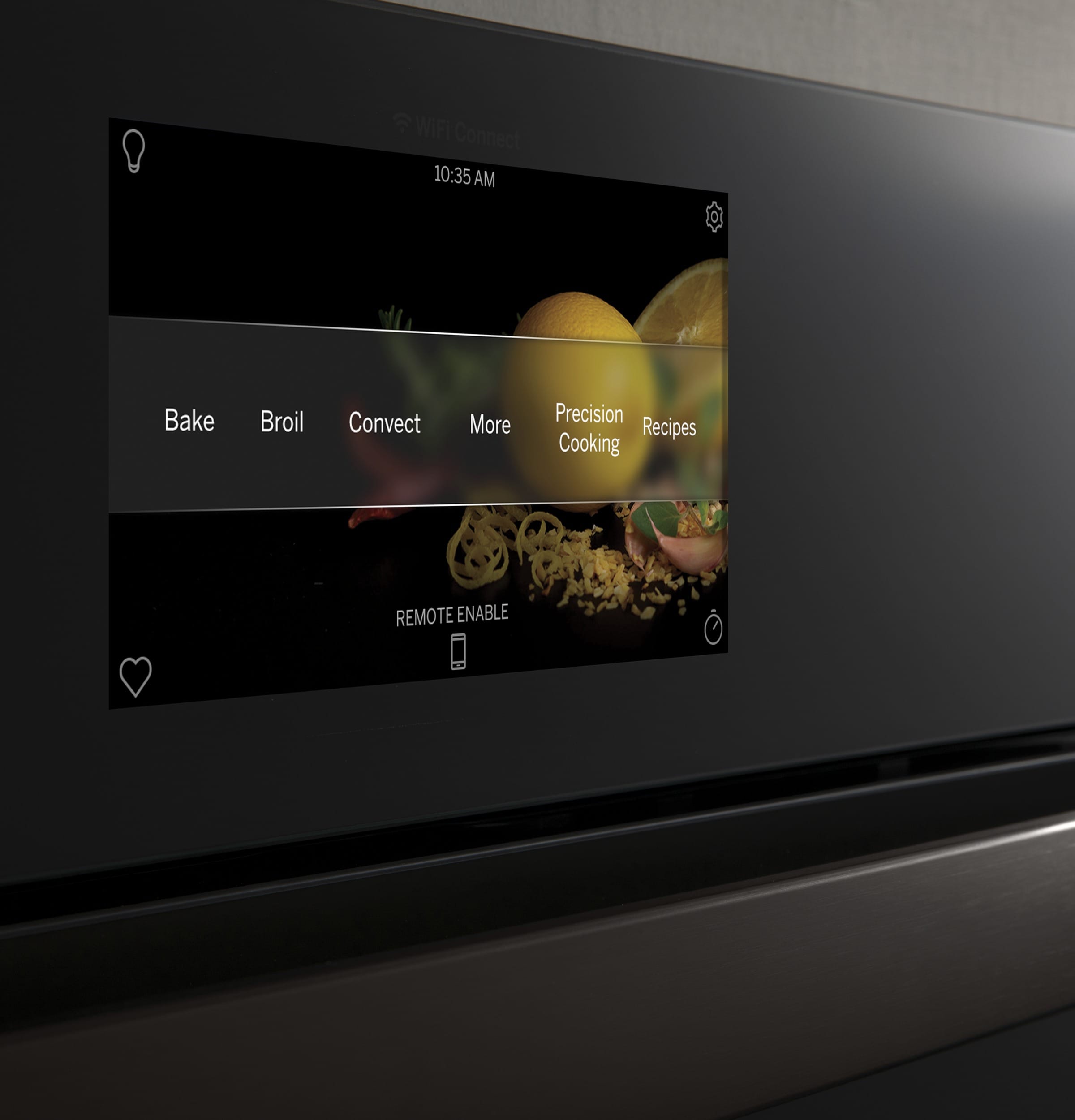 Horno de Pared Eléctrico Individual Inteligente de 30 pulgadas GE Profile con Freidora de Aire, Convección Verdadera y Autolimpieza con Vapor (Acero Inoxidable)