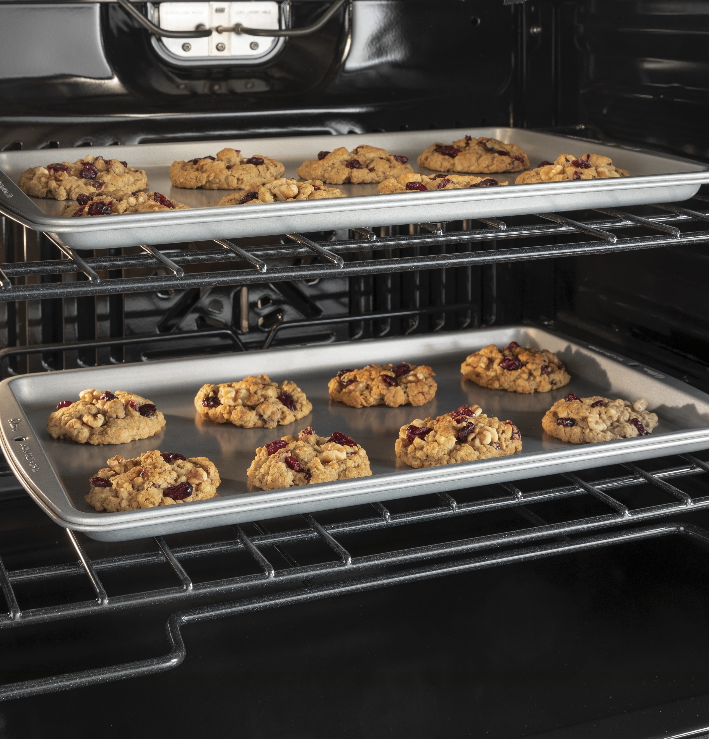 Horno eléctrico doble de 30 pulgadas compatible con Smart y con limpieza automática + a vapor (acero inoxidable)