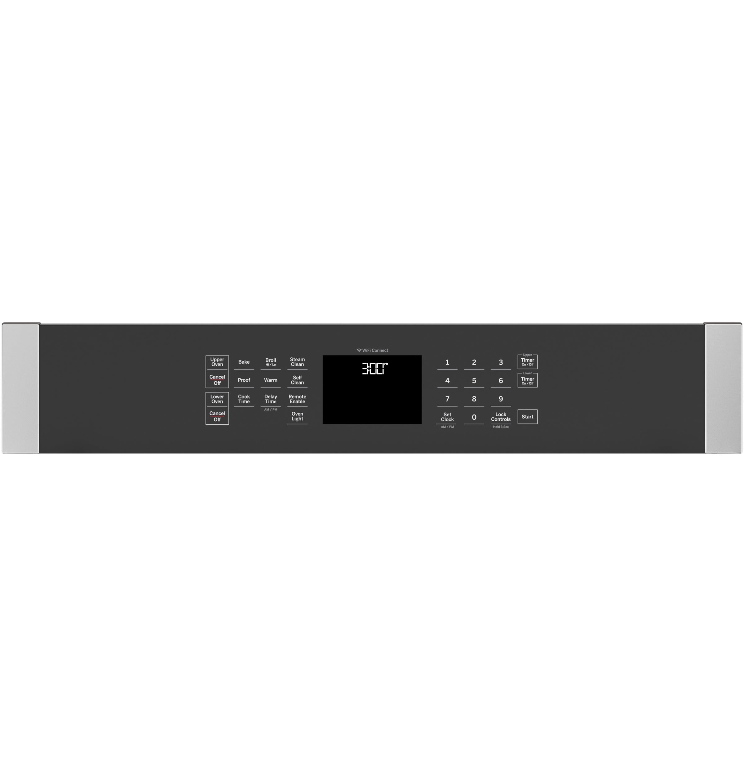 Horno eléctrico doble de 30 pulgadas compatible con Smart y con limpieza automática + a vapor (acero inoxidable)