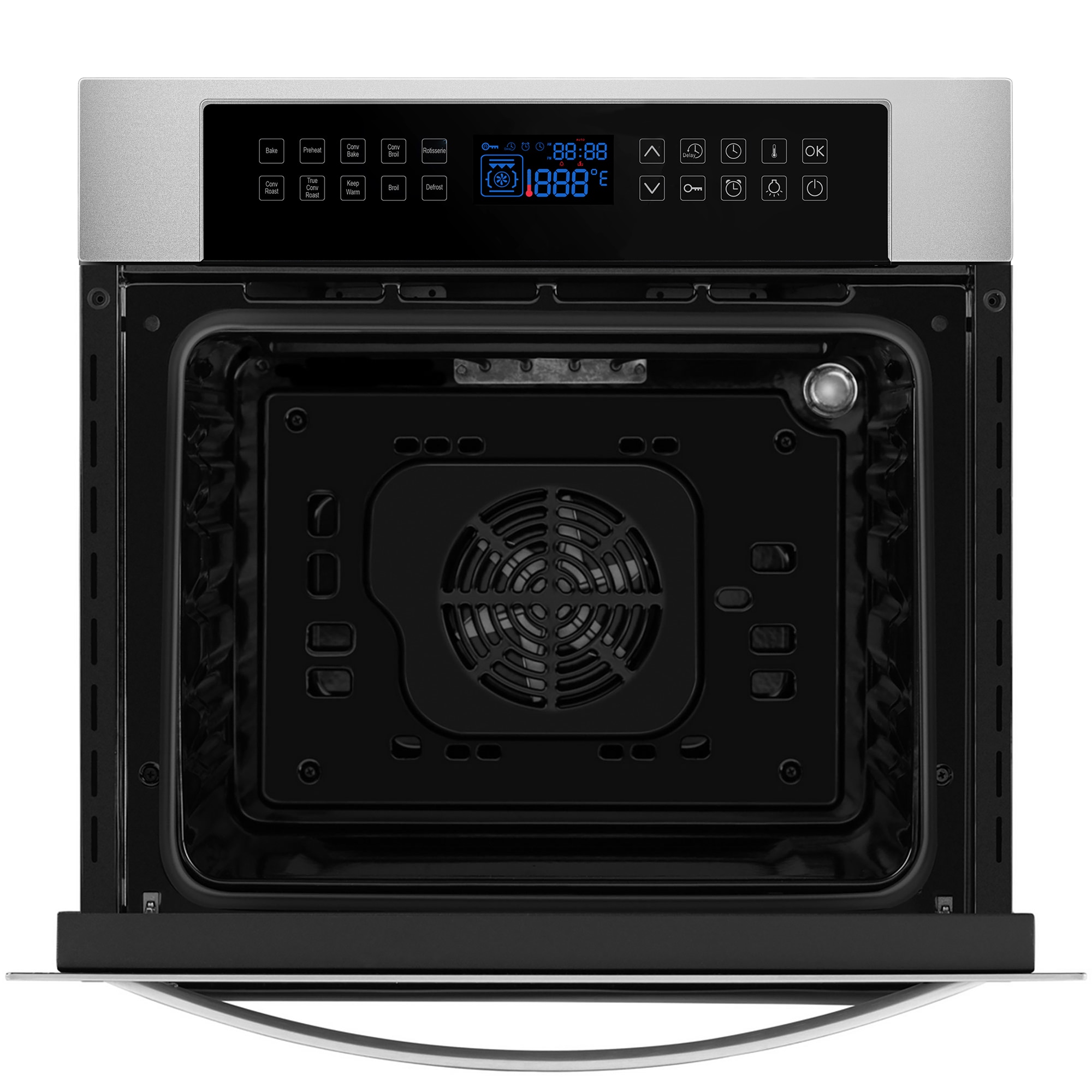 Horno de Pared Eléctrico de 24 pulgadas con Ventilador Individual (Acero Inoxidable) EPV-24WOC02
