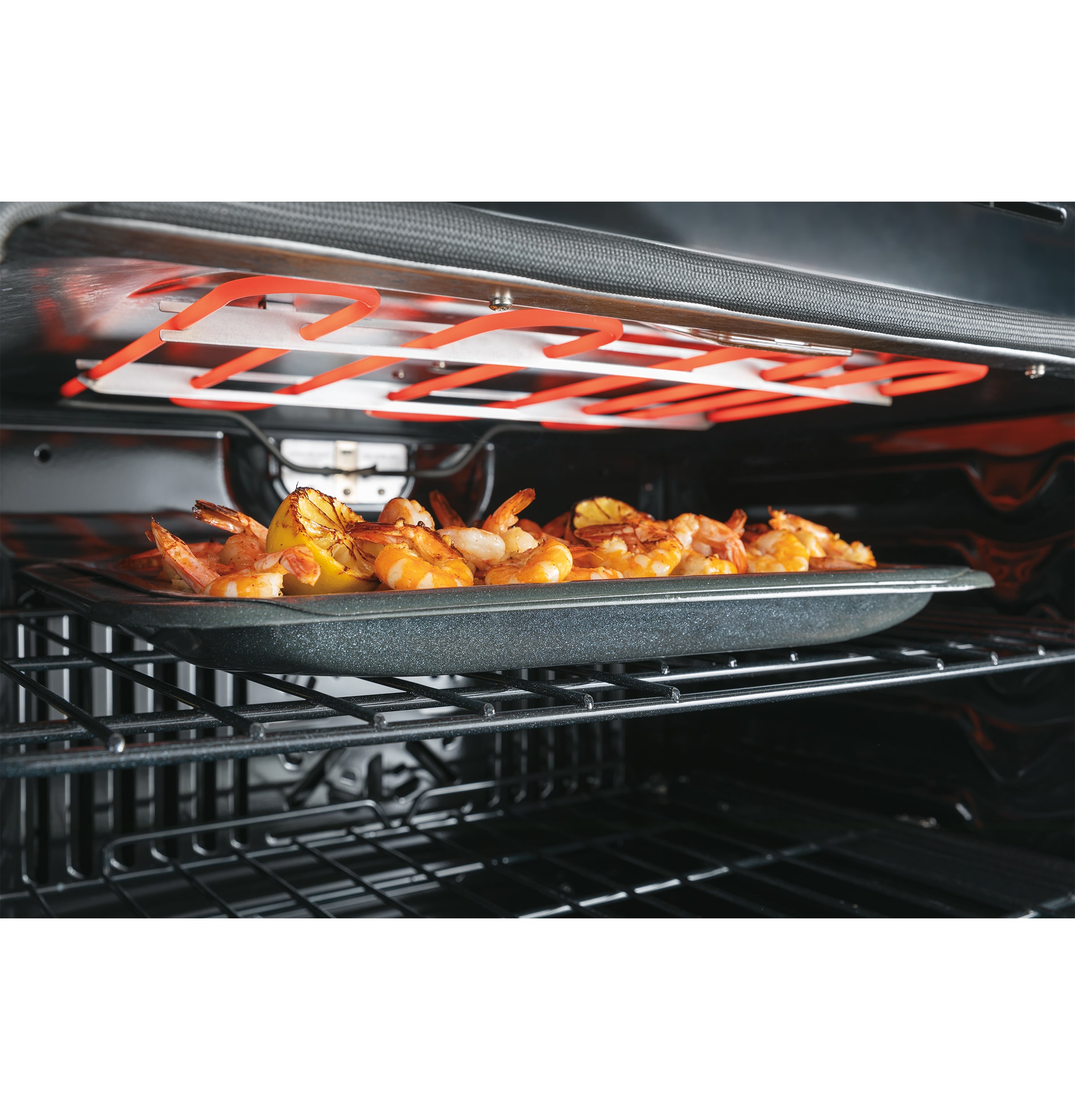 Horno de Pared Eléctrico Individual Inteligente de 30 pulgadas con Freidora de Aire, Convección Verdadera y Autolimpieza a Vapor (Acero Inoxidable)