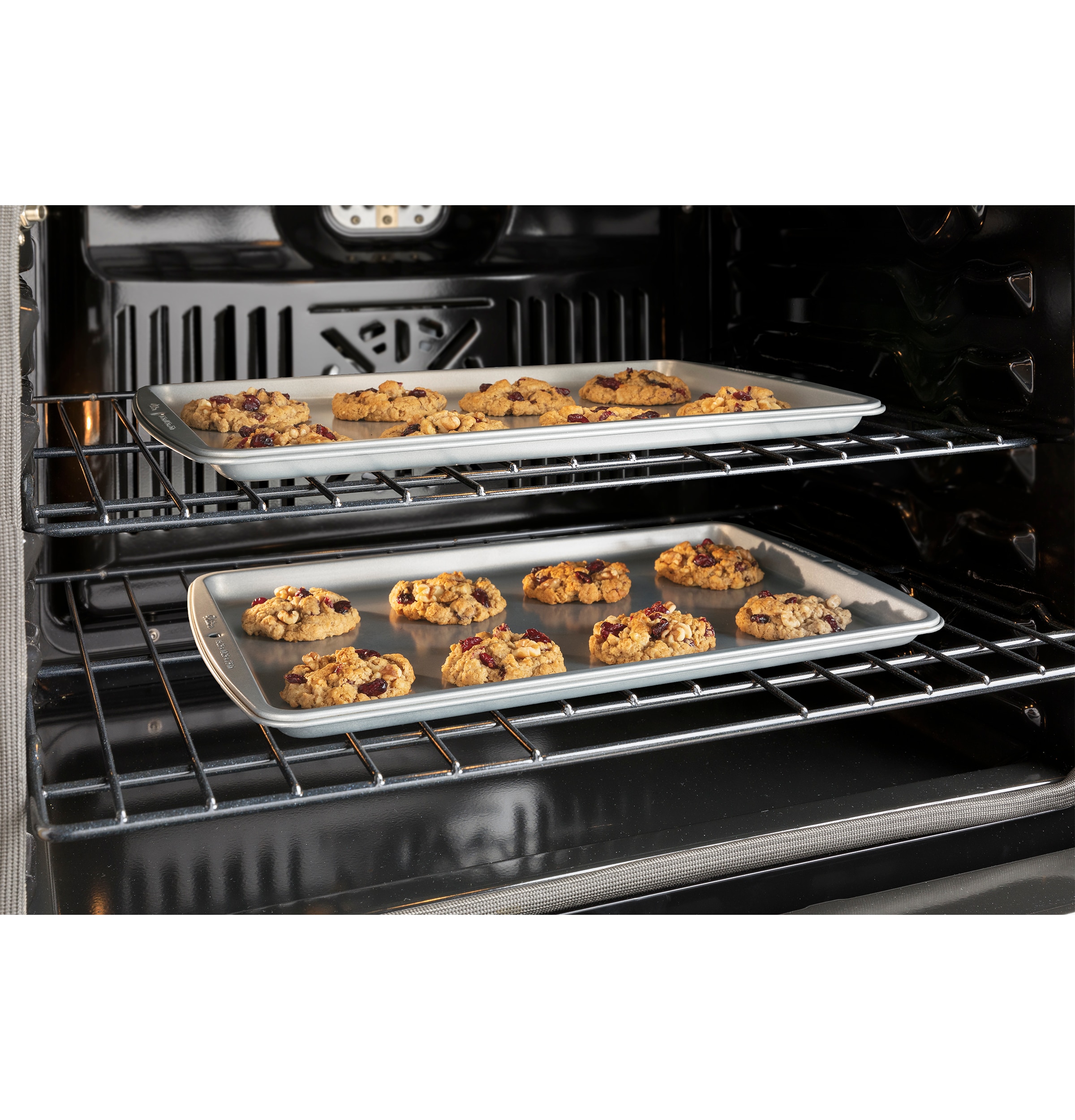 Horno de Pared Eléctrico Individual Inteligente de 30 pulgadas con Freidora de Aire, Convección Verdadera y Autolimpieza a Vapor (Acero Inoxidable)